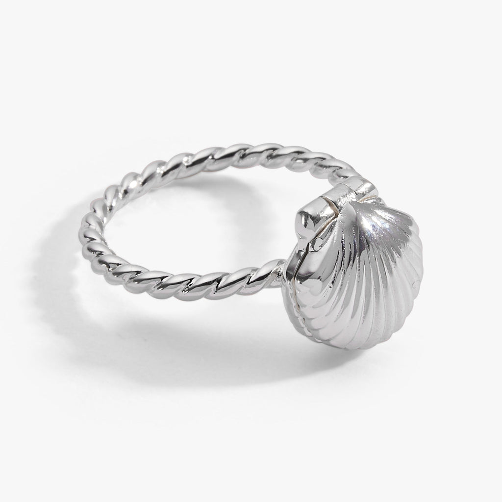 Salt + Sea 'Seashells Are Love Letters In The Sand' Locket Ring