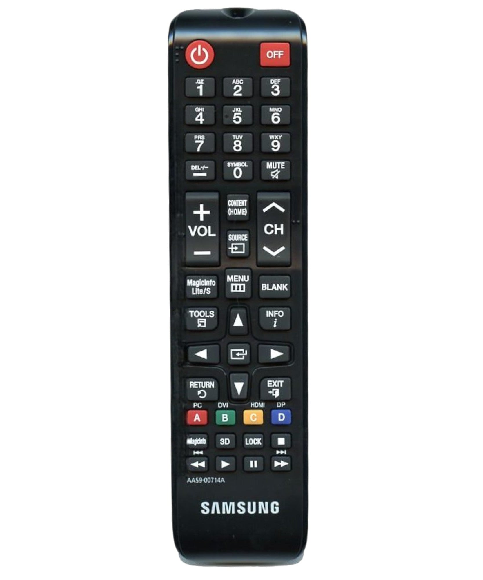 Samsung AA59-00714A Smart Digital Signage Display Remote Control - AA5900714A