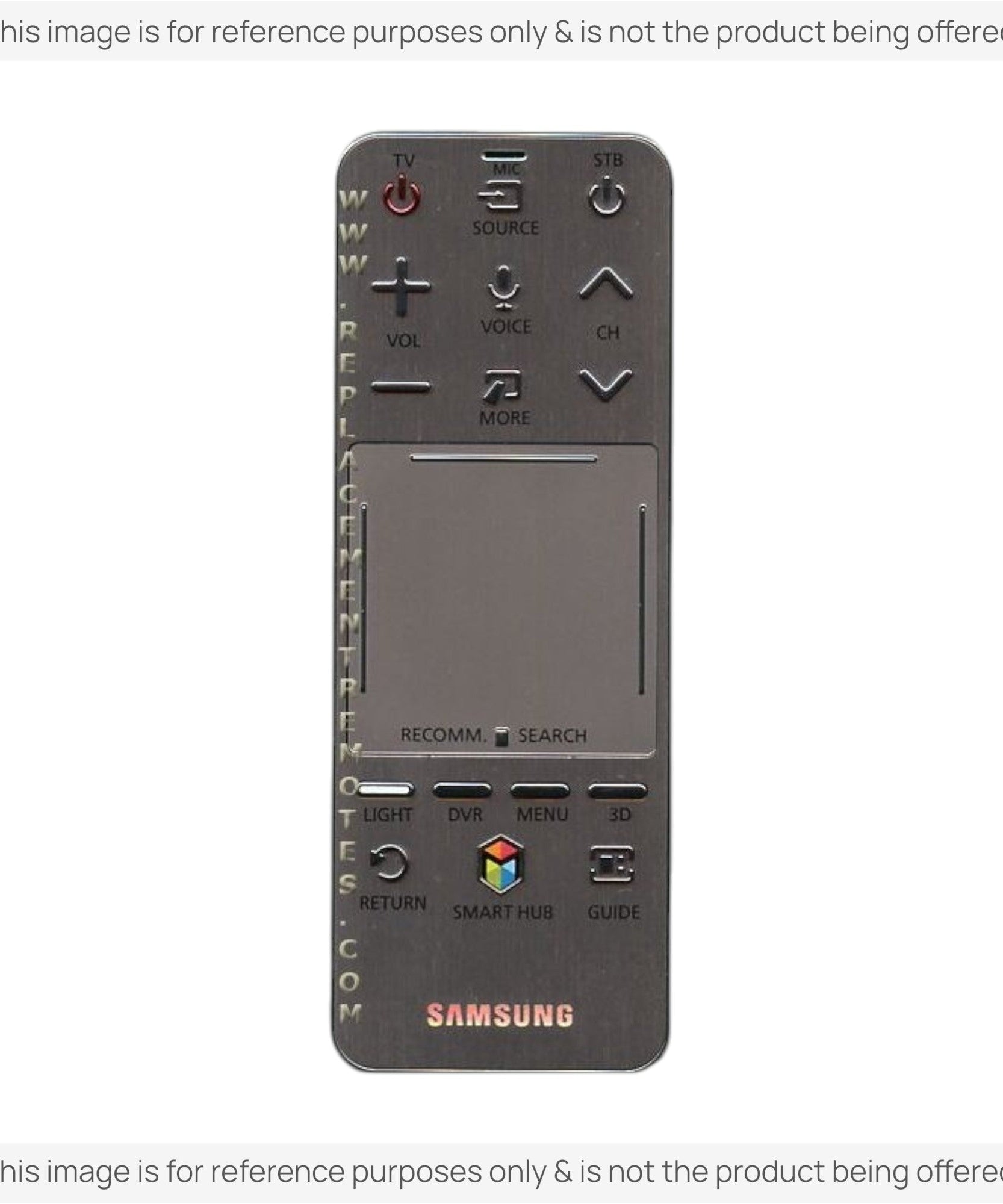 Substitute for Samsung AA59-00758A SMART TV Remote Control - AA5900758A [SR7557, No Voice / Touch Pad]