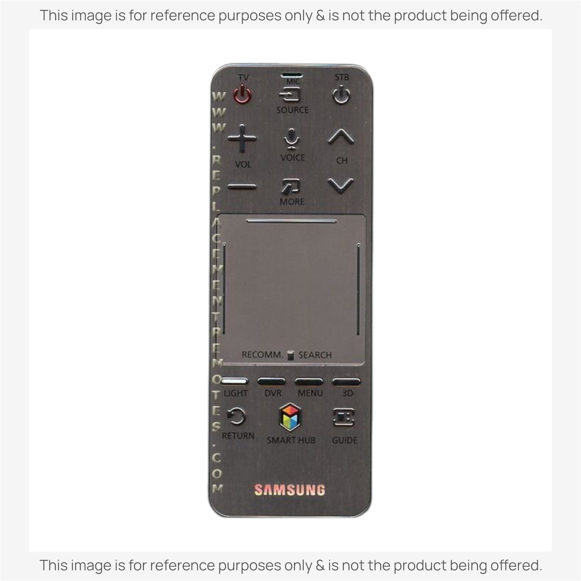 Substitute for Samsung AA59-00758A SMART TV Remote Control - AA5900758A [SR7557, No Voice / Touch Pad]