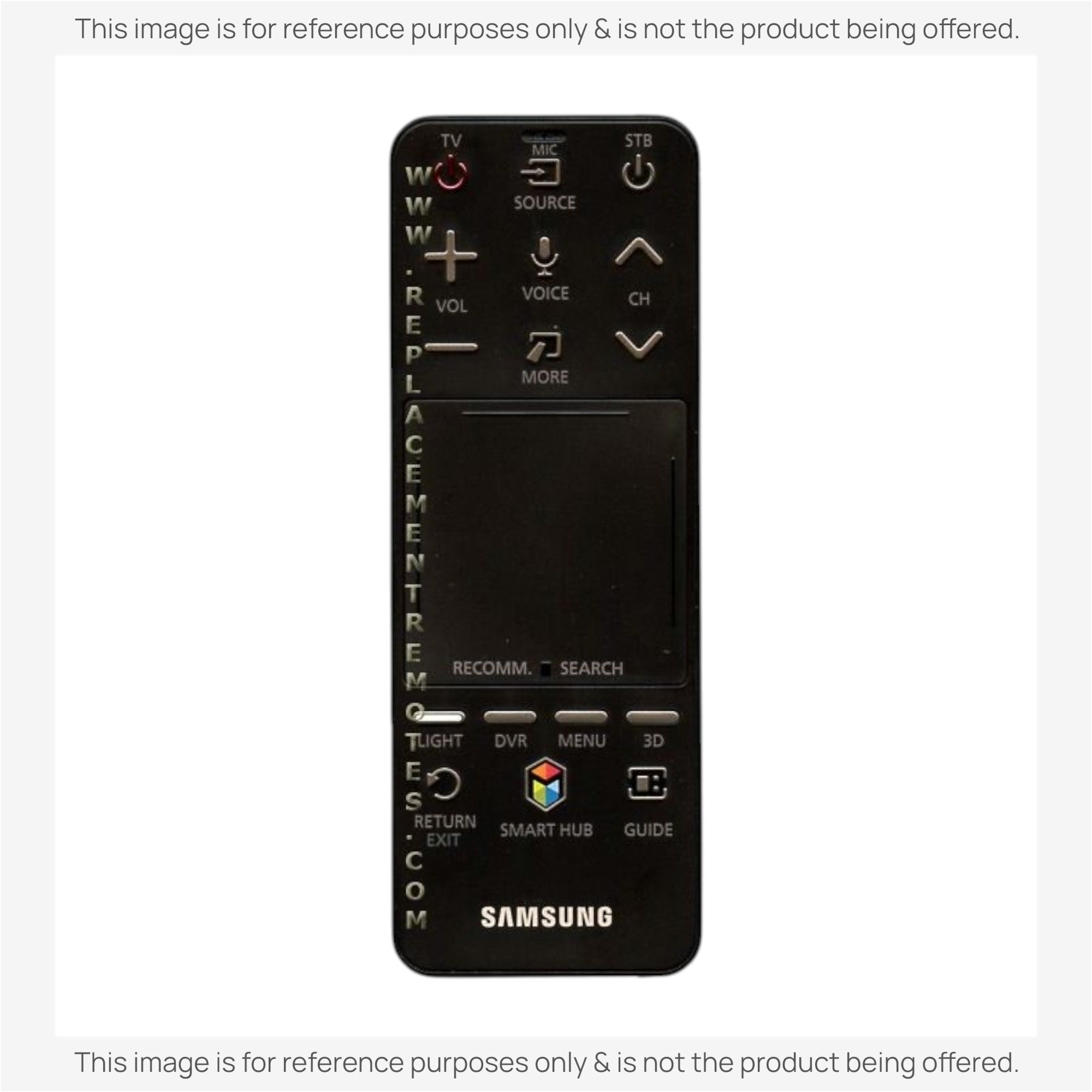 Substitute for Samsung AA59-00772A TV Remote Control with Cursor - AA5900772A [SR7557, No Voice / Touch Pad]