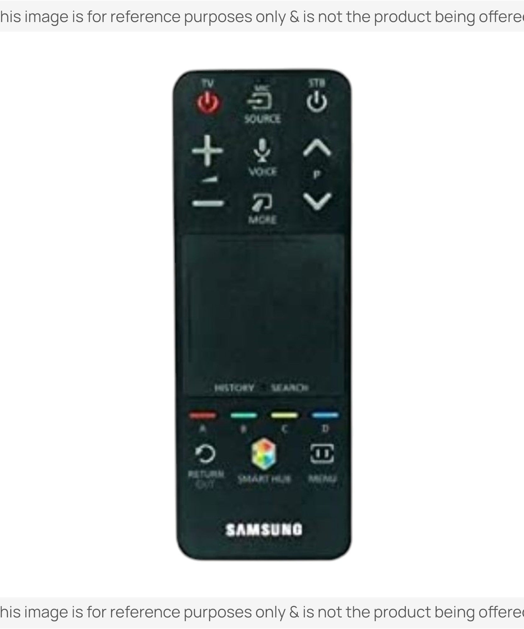Substitute for Samsung AA59-00776A SMART TV Remote Control - AA5900776A [SR7557, No Voice / Touch Pad]