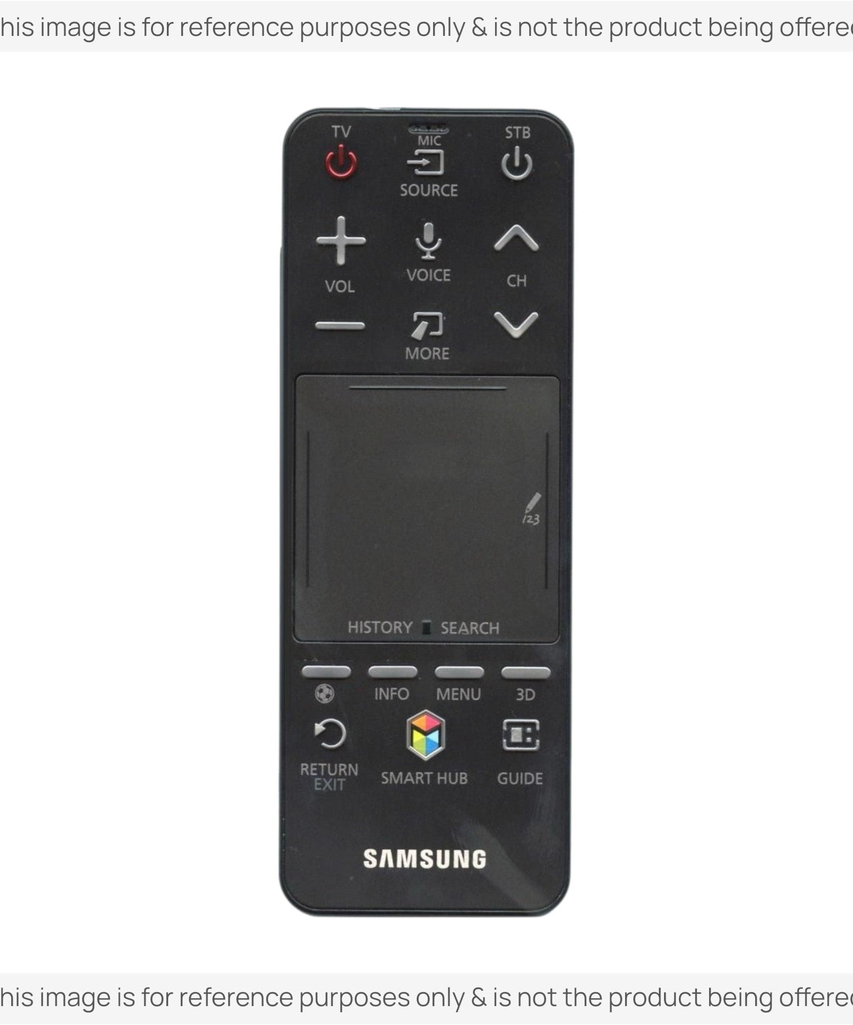 Substitute for Samsung AA59-00781A Smart TV Remote Control with Cursor - AA5900781A [SR7557, No Voice / Touchpad]