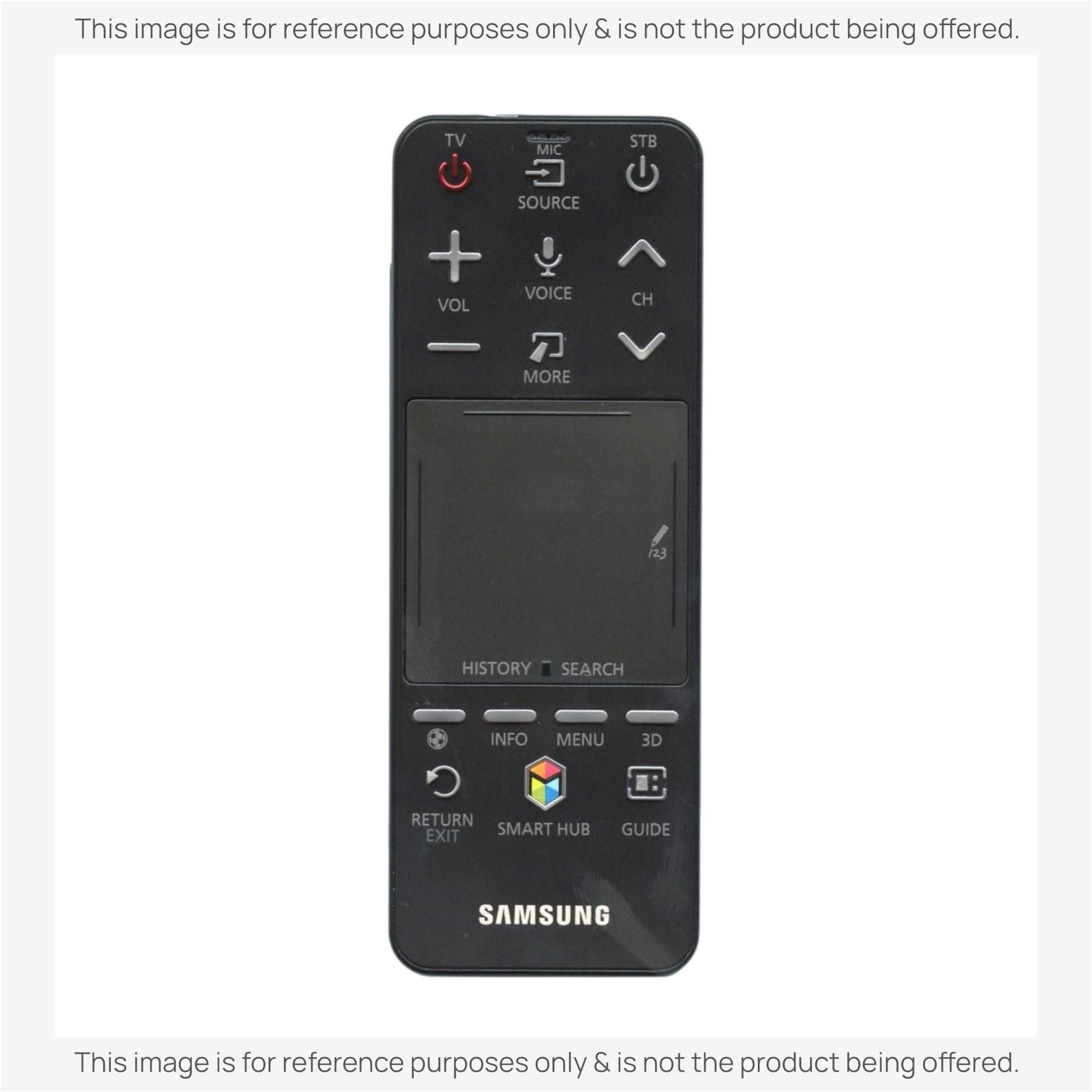 Substitute for Samsung AA59-00781A Smart TV Remote Control with Cursor - AA5900781A [SR7557, No Voice / Touchpad]