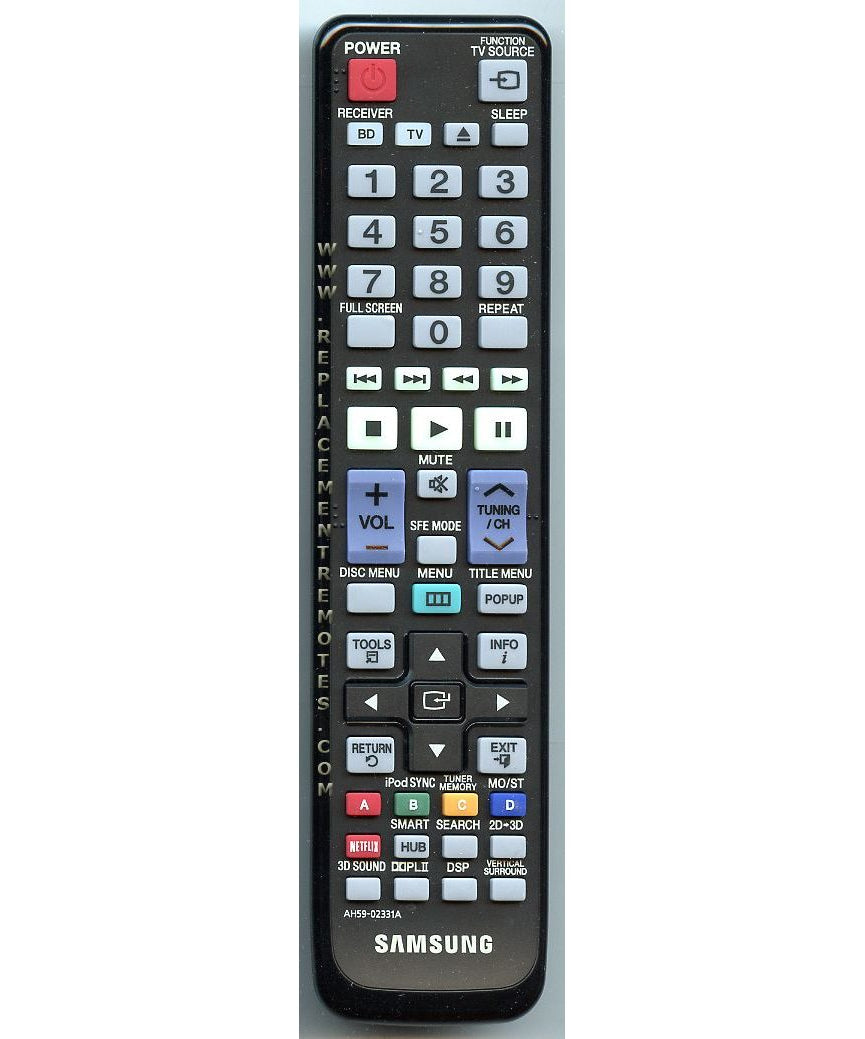 Samsung AH59-02331A Home Theater Remote Control - AH5902331A