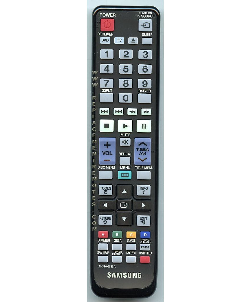 Samsung AH59-02353A Home Theater Remote Control - AH5902353A