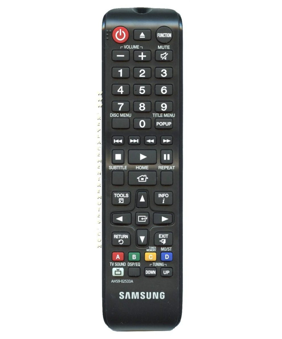 Samsung AH59-02533A Blu-ray Home Theater Remote Control - AH5902533A