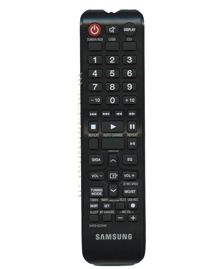 Samsung AH59-02554A Audio Remote Control - AH5902554A