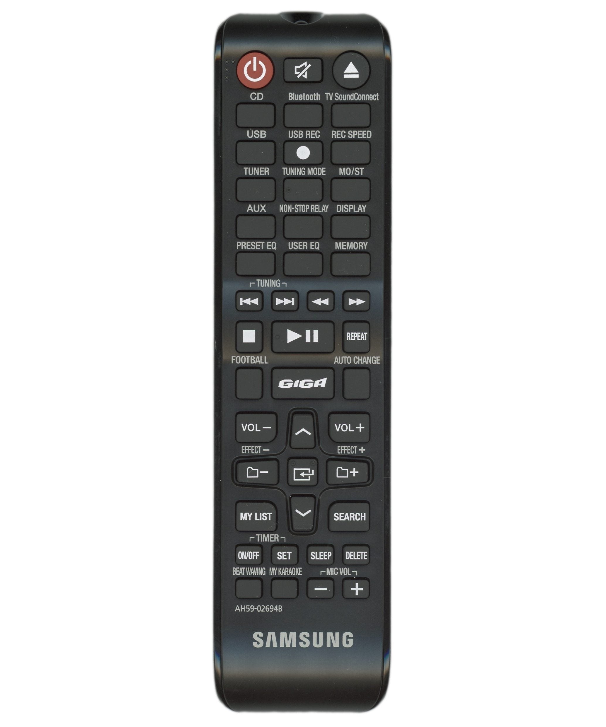 Samsung AH59-02694B Audio Remote Control - AH5902694B