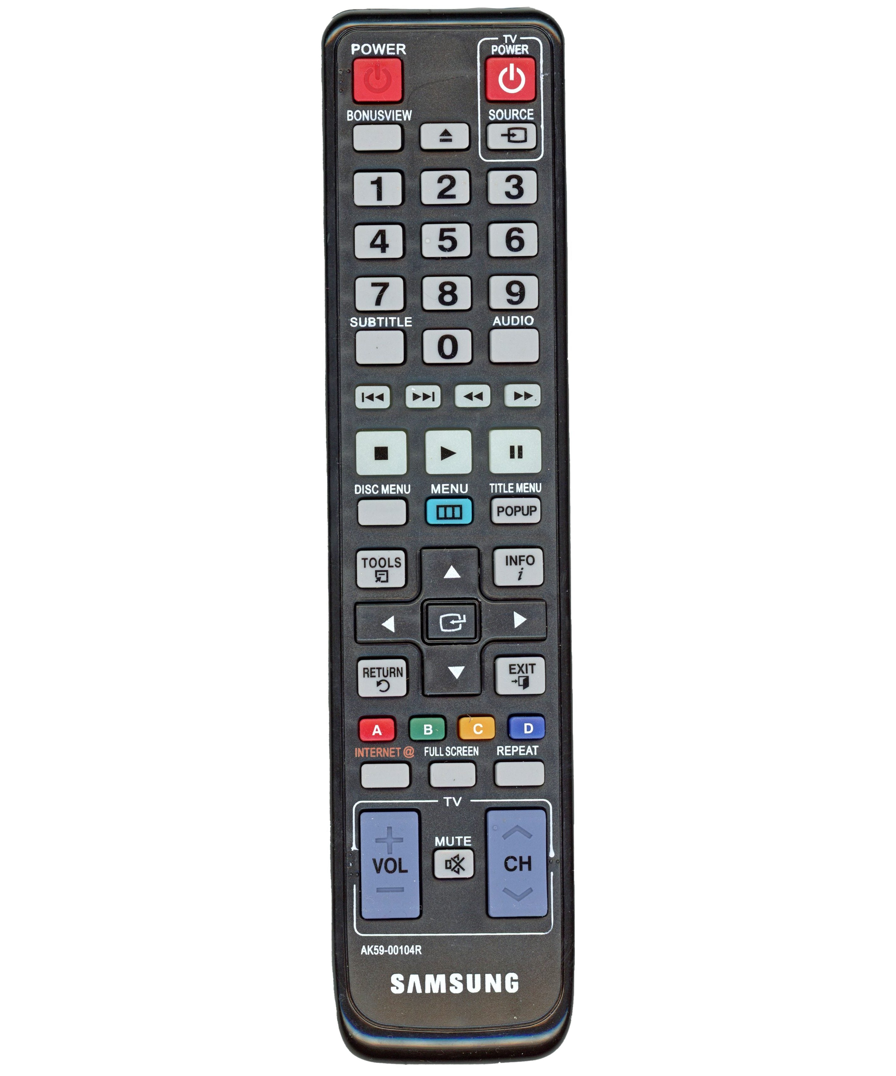 Samsung AK59-00104R Blu-ray Remote Control - AK5900104R