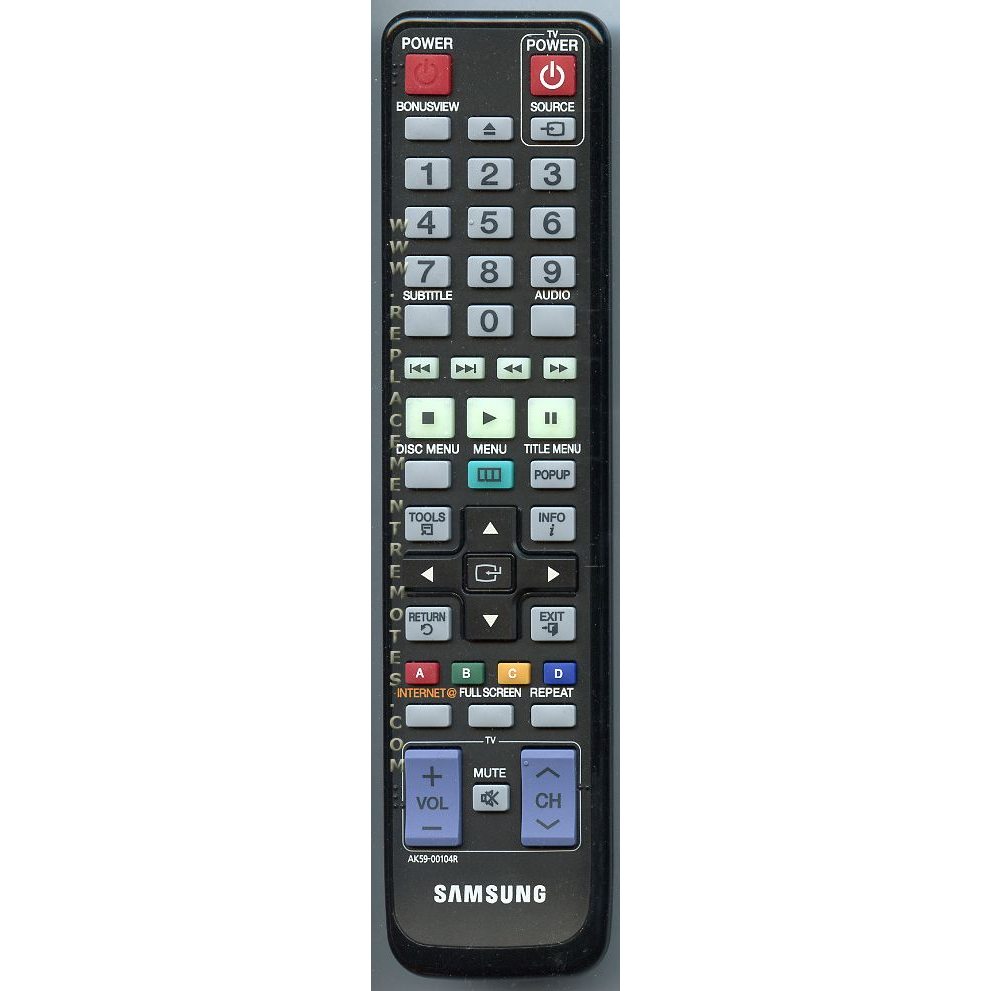 Samsung AK59-00104R Blu-ray Remote Control - AK5900104R