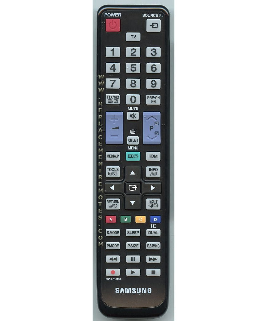 Samsung BN59-01019A 1080P LCD TV Remote Control - BN5901019A