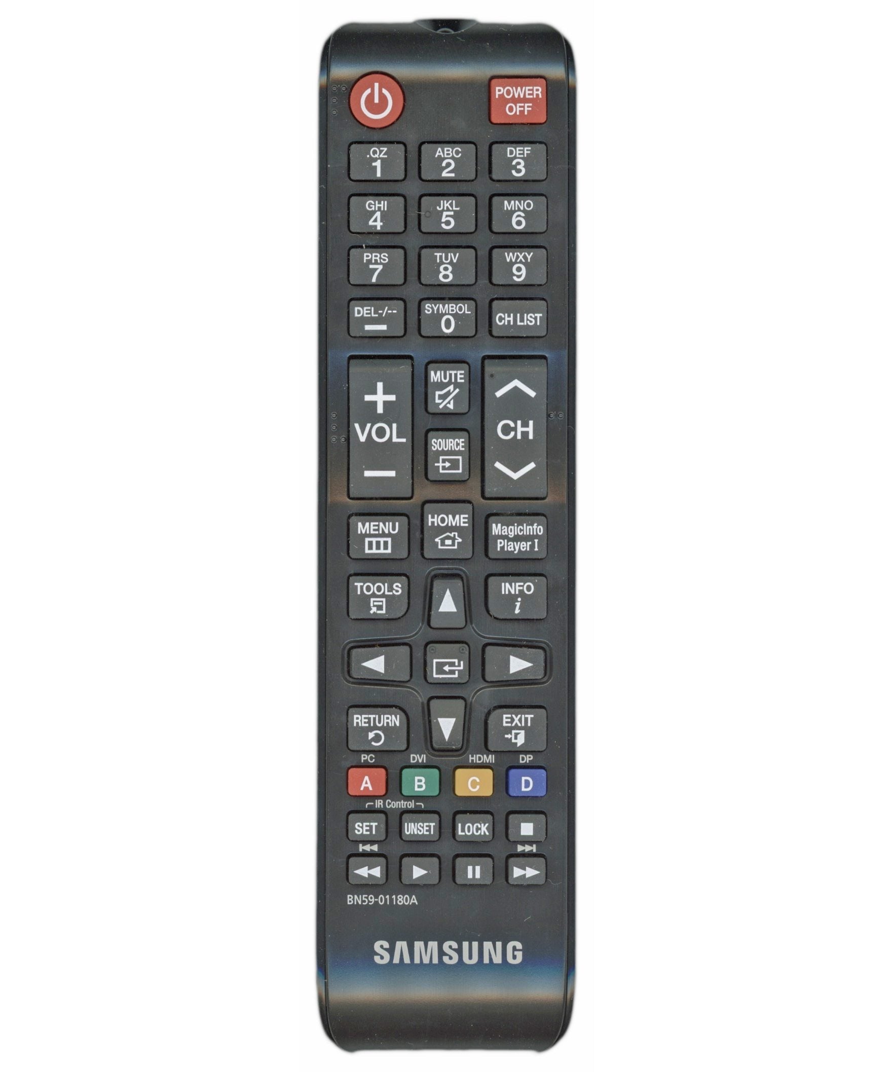 Samsung BN59-01180A Digital Signage & Monitor Display Remote Control | TM1240A - BN5901180A