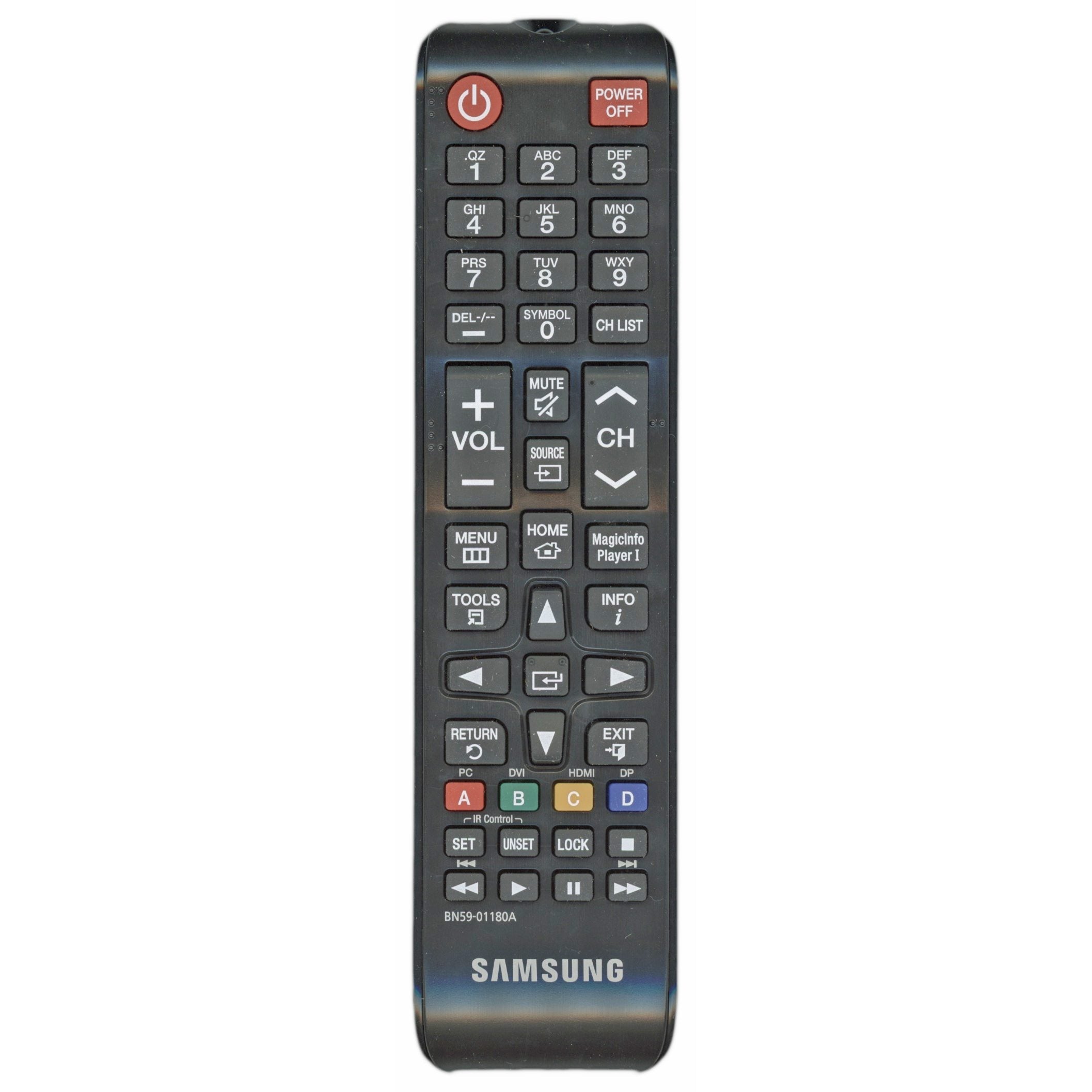 Samsung BN59-01180A Digital Signage & Monitor Display Remote Control | TM1240A - BN5901180A