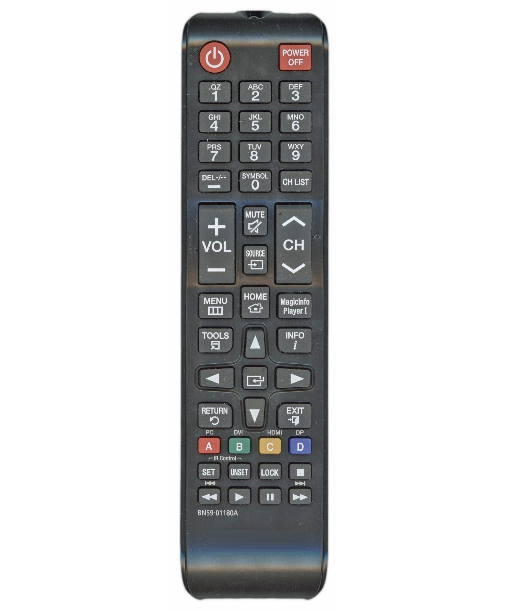 Samsung BN59-01180A Digital Signage & Monitor Display Remote Control | TM1240A - BN5901180A