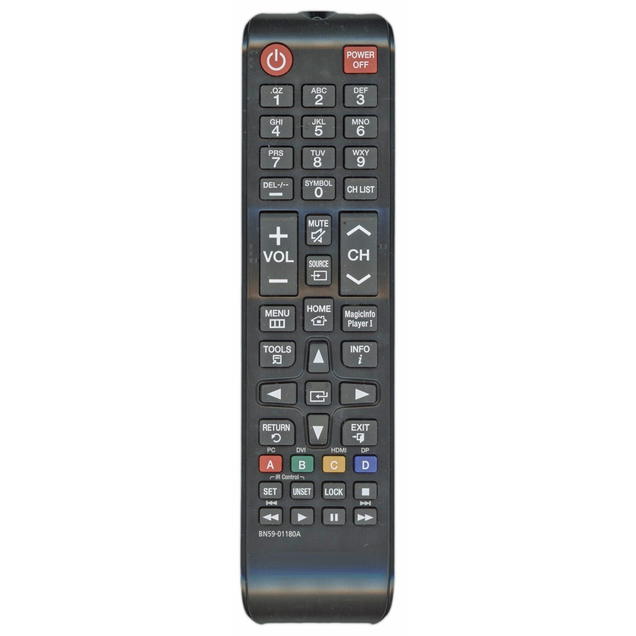 Samsung BN59-01180A Digital Signage & Monitor Display Remote Control | TM1240A - BN5901180A