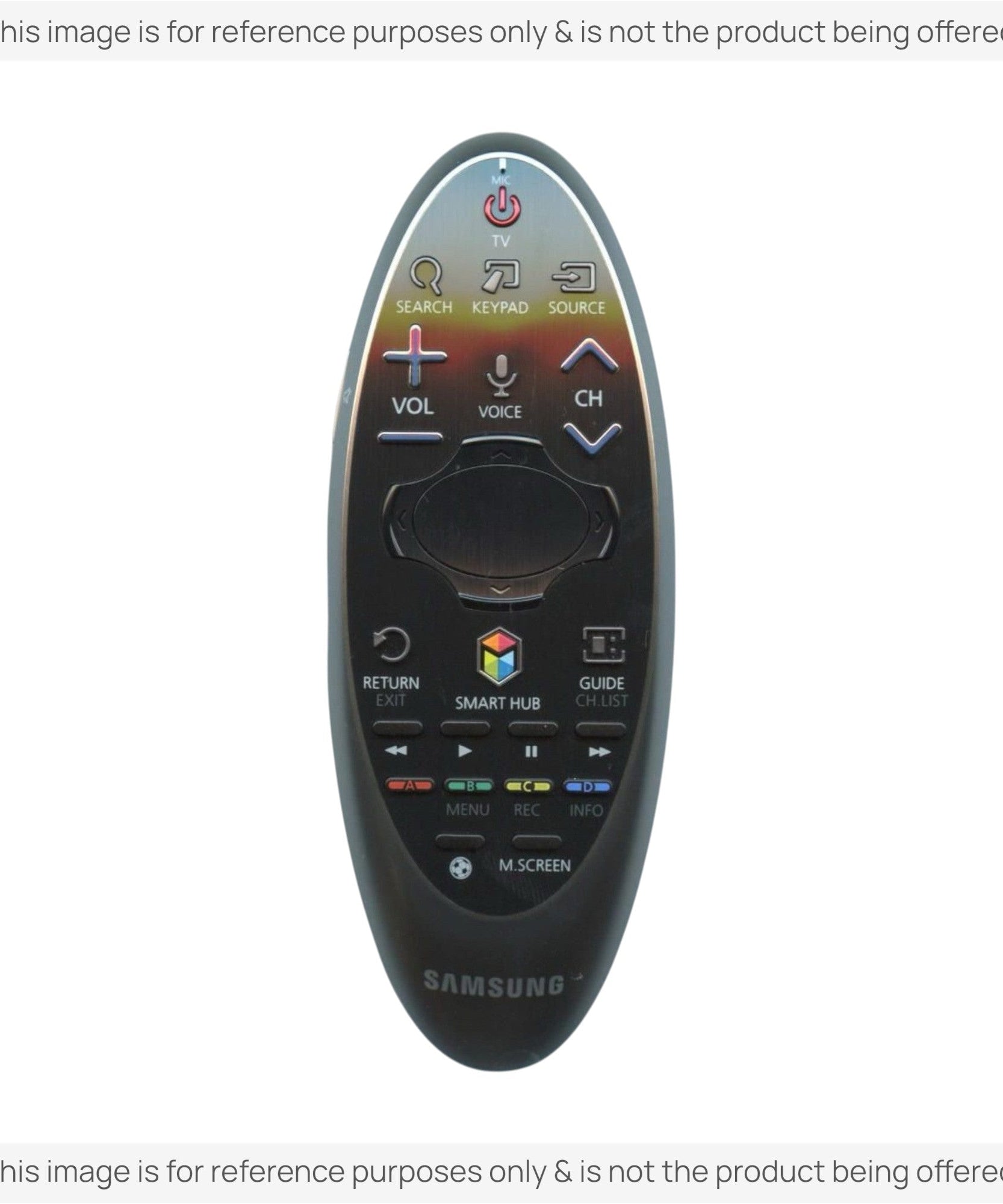 Substitute for Samsung BN59-01181H Smart TV Remote Control with Cursor - BN5901181H [SR7557, No Voice]