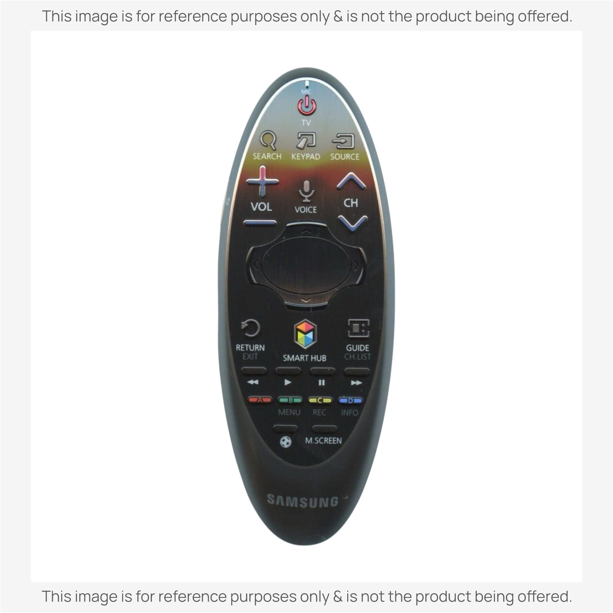 Substitute for Samsung BN59-01181H Smart TV Remote Control with Cursor - BN5901181H [SR7557, No Voice]