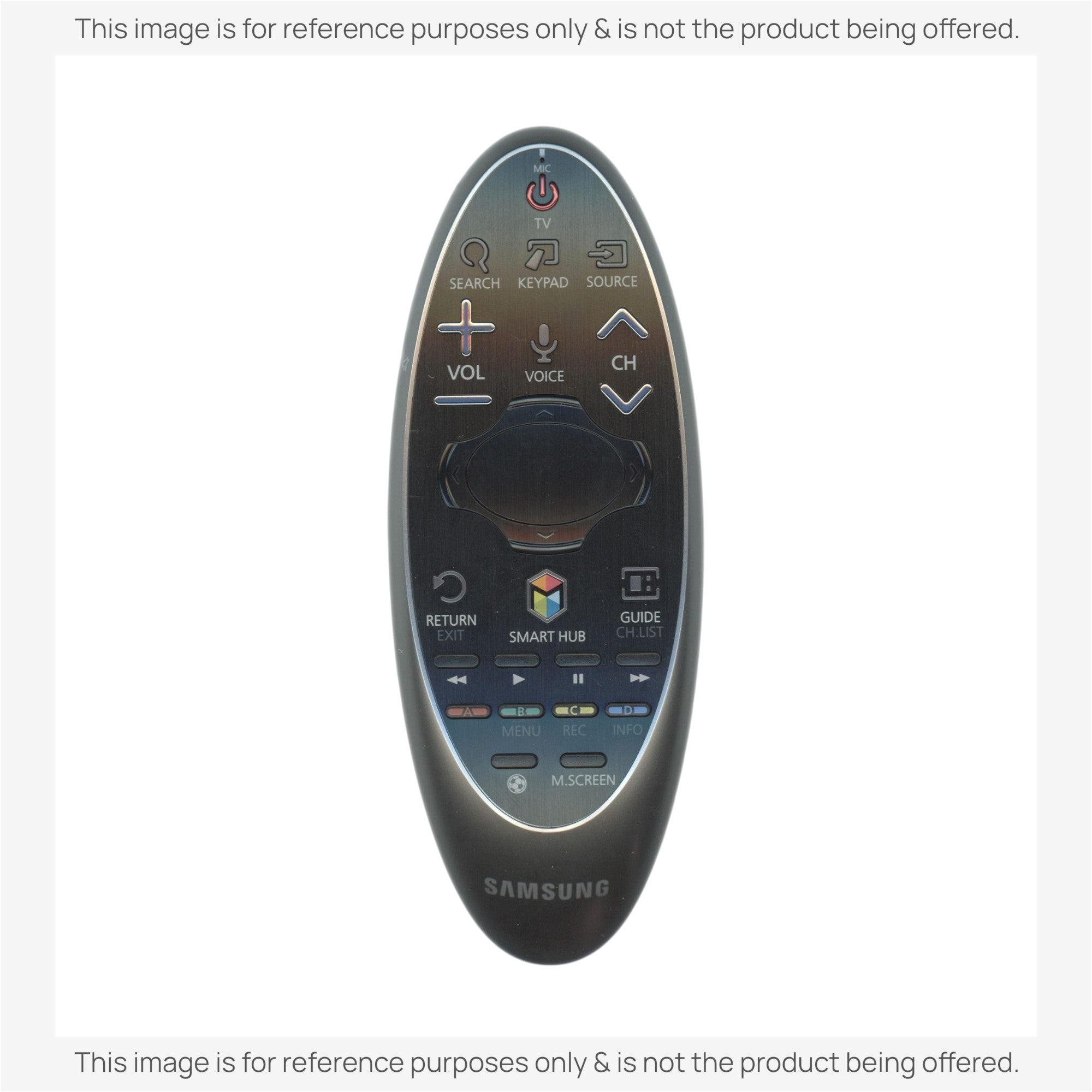 Substitute for Samsung BN59-01181K Smart TV Remote Control with Cursor - BN5901181K [SR7557, No Voice]