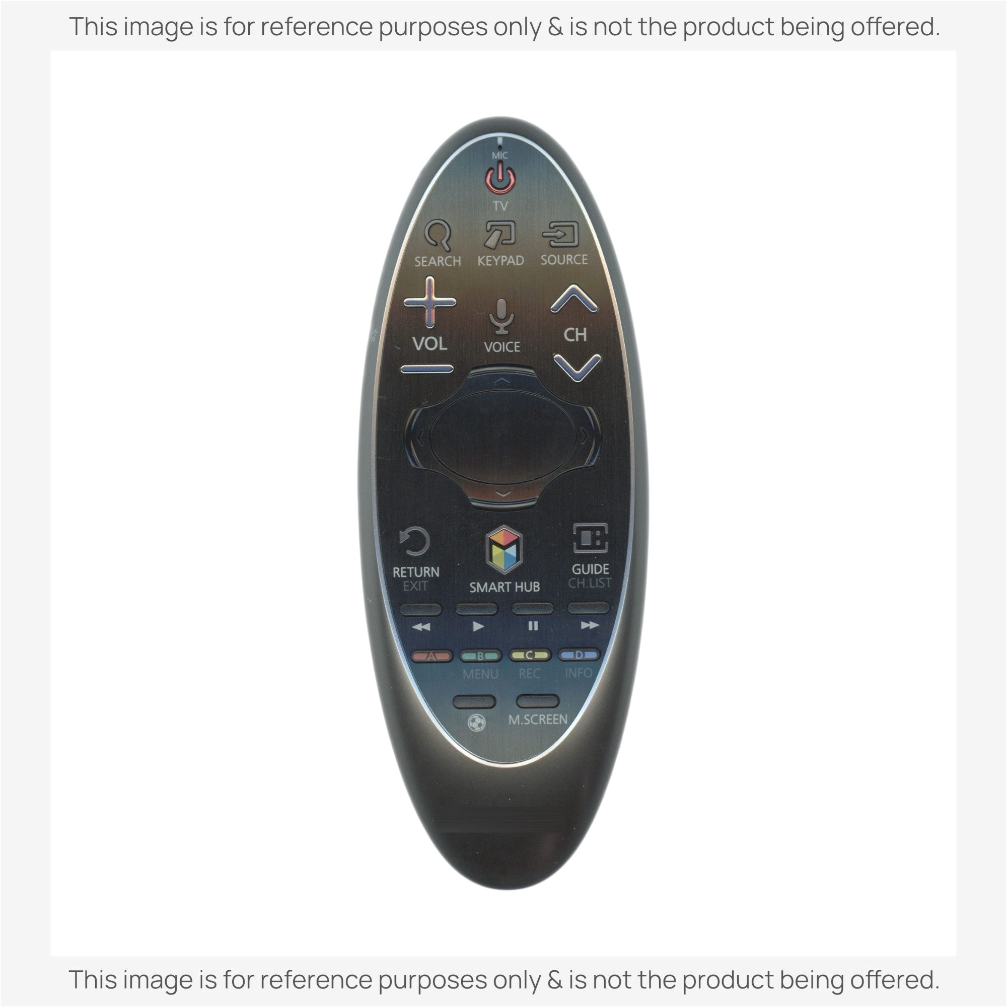 Substitute for Samsung BN59-01181K Smart TV Remote Control with Cursor - BN5901181K [SR7557, No Voice]
