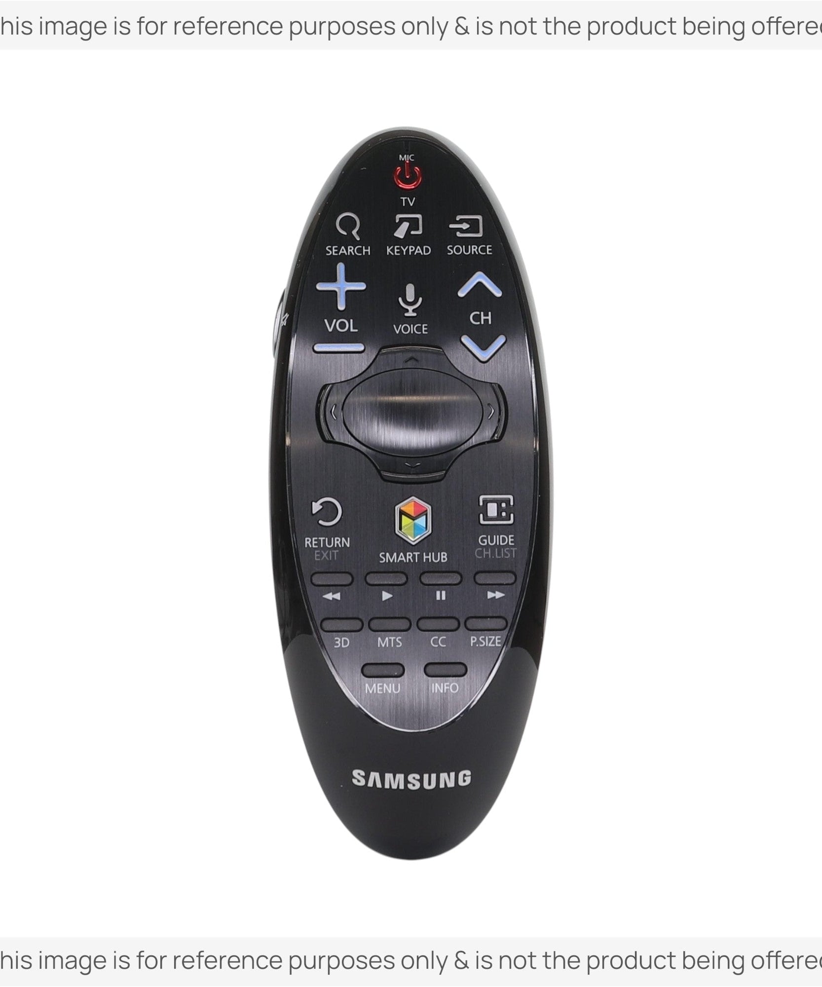 Substitute for Samsung BN59-01182A Smart TV Remote Control with Cursor - BN5901182A [SR7557, No Voice]