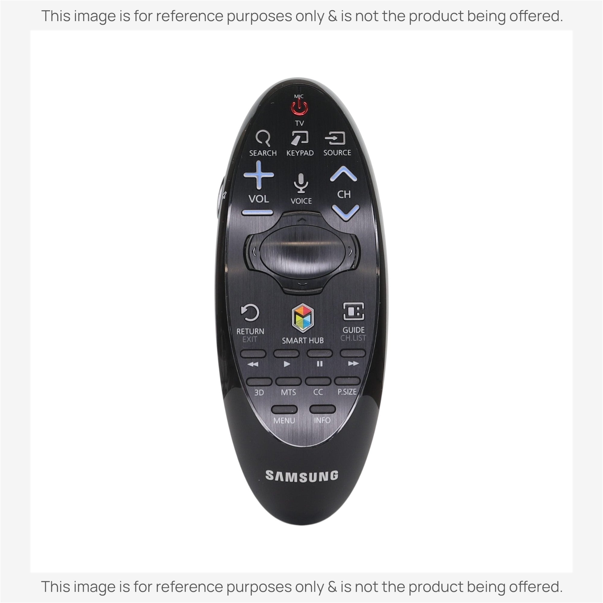 Substitute for Samsung BN59-01182A Smart TV Remote Control with Cursor - BN5901182A [SR7557, No Voice]