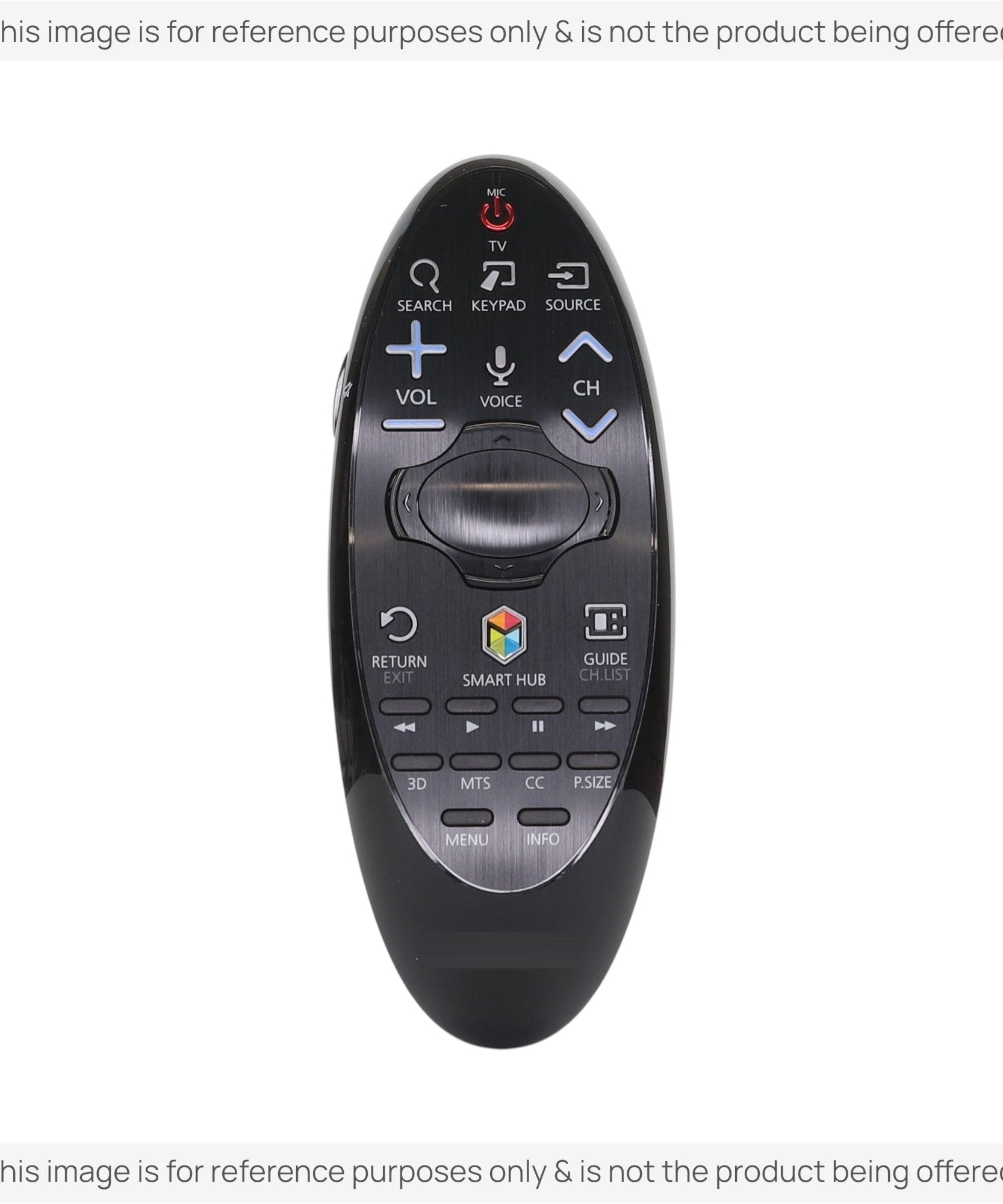 Substitute for Samsung BN59-01182A Smart TV Remote Control with Cursor - BN5901182A [SR7557, No Voice]