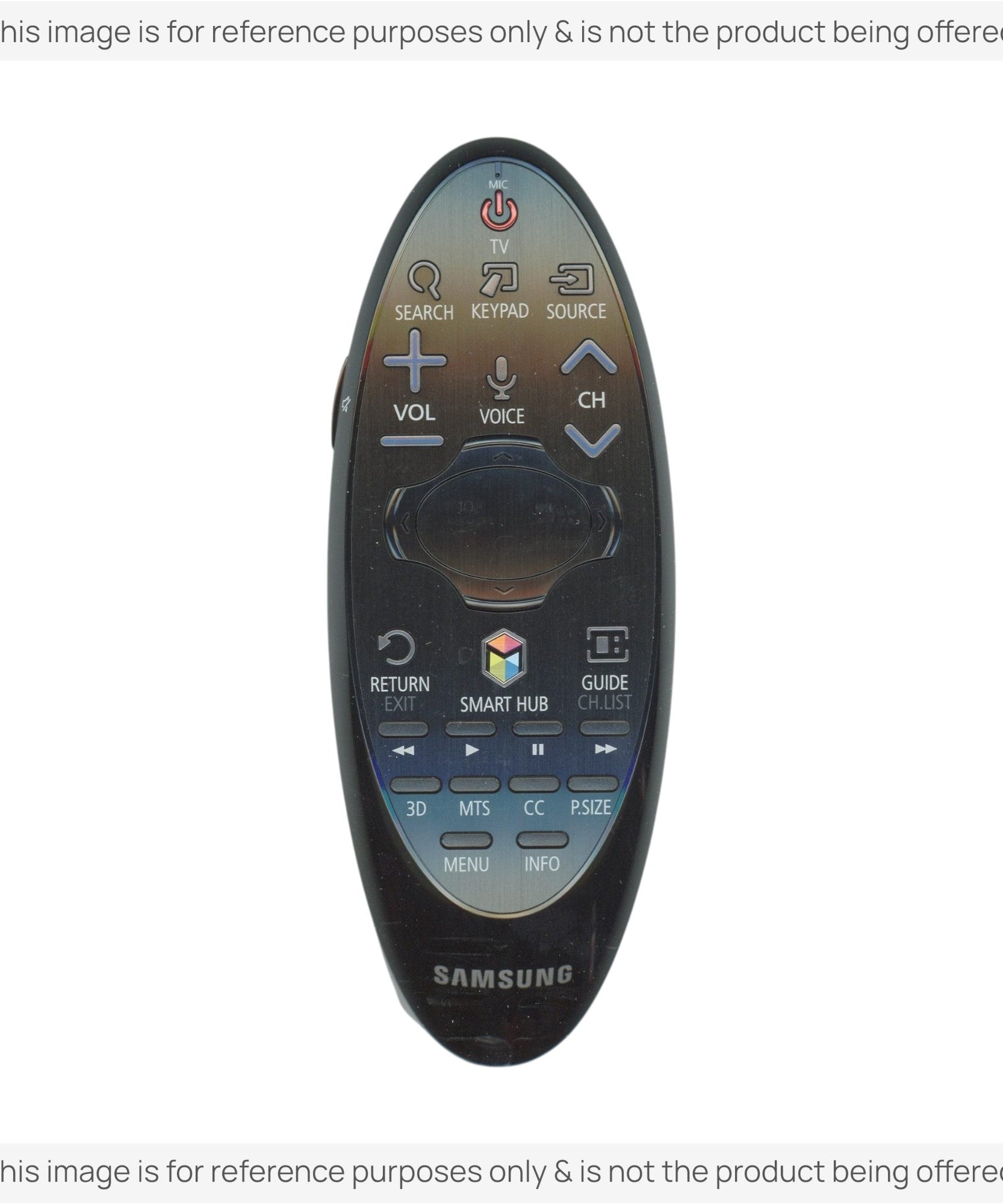Substitute for Samsung BN59-01182M Smart TV Remote Control with Cursor - BN5901182M [SR7557, No Voice]