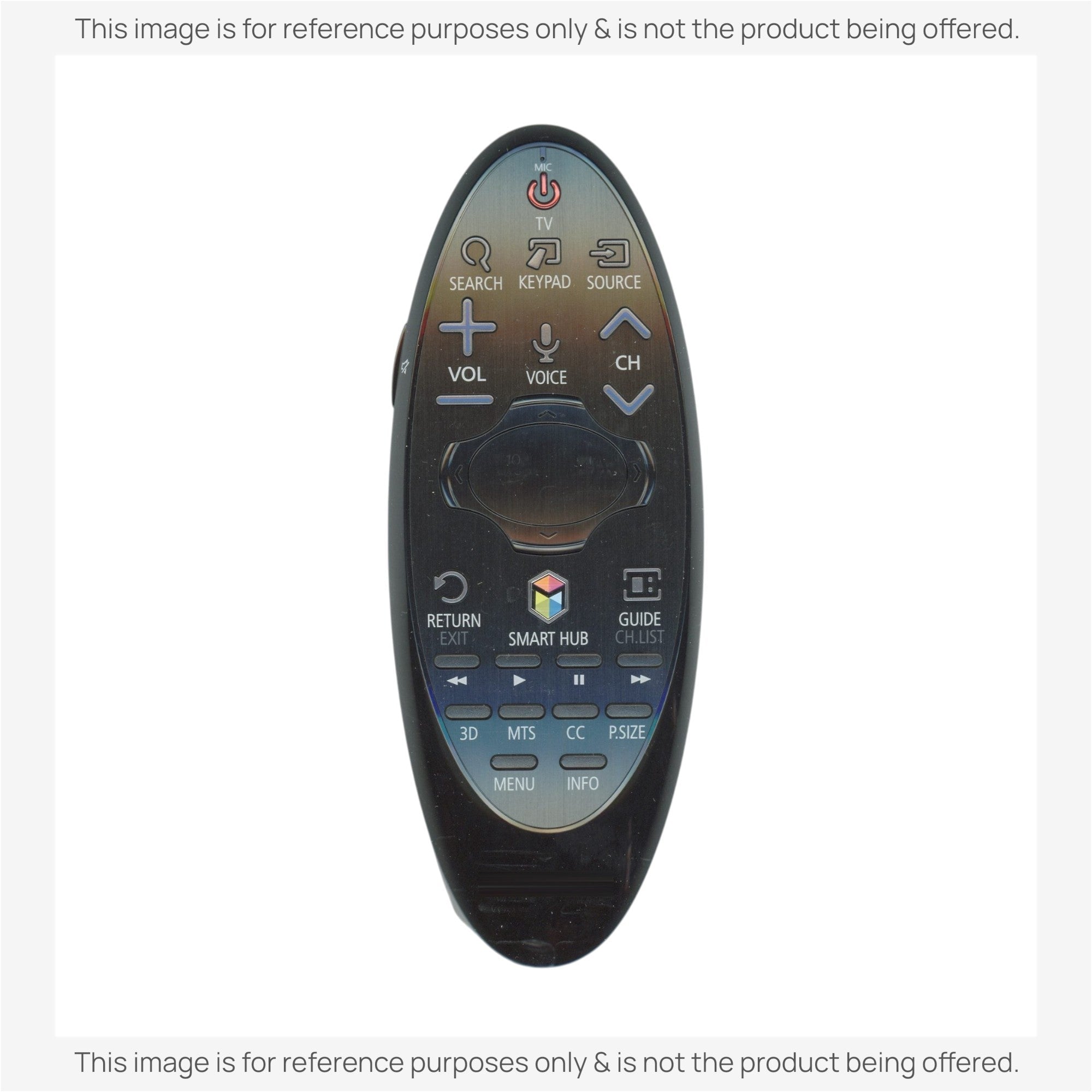 Substitute for Samsung BN59-01182M Smart TV Remote Control with Cursor - BN5901182M [SR7557, No Voice]