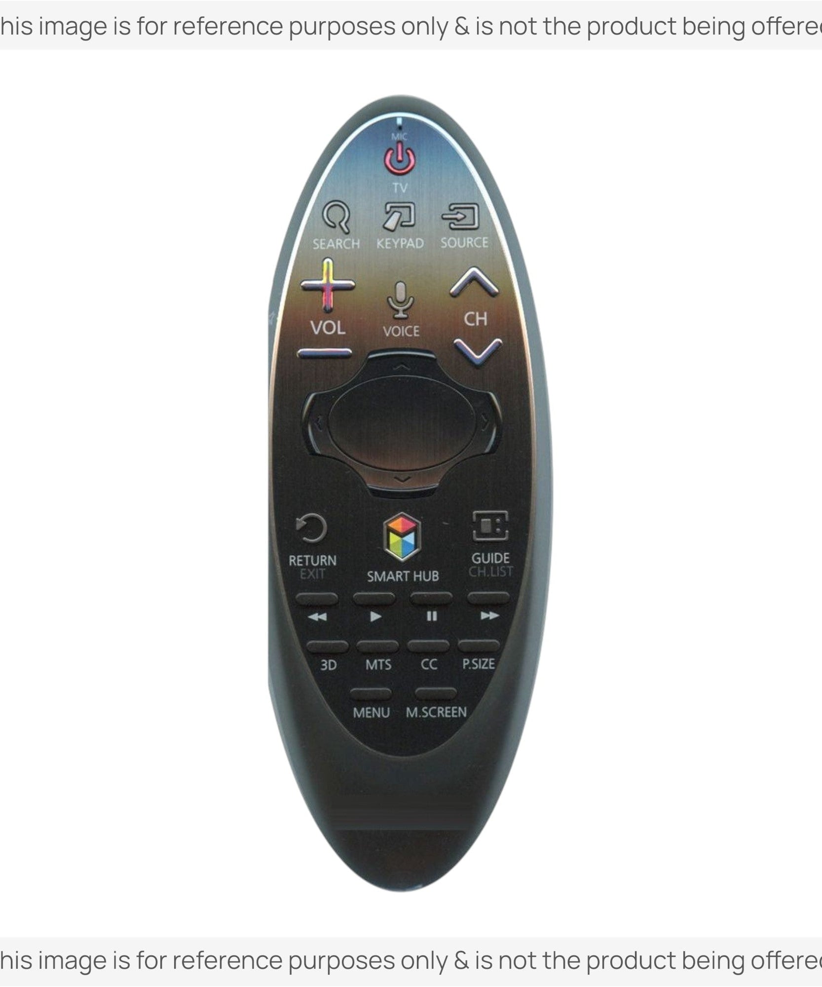Substitute for Samsung BN59-01184A Smart TV Remote Control - BN5901184A [SR7557, No Voice]