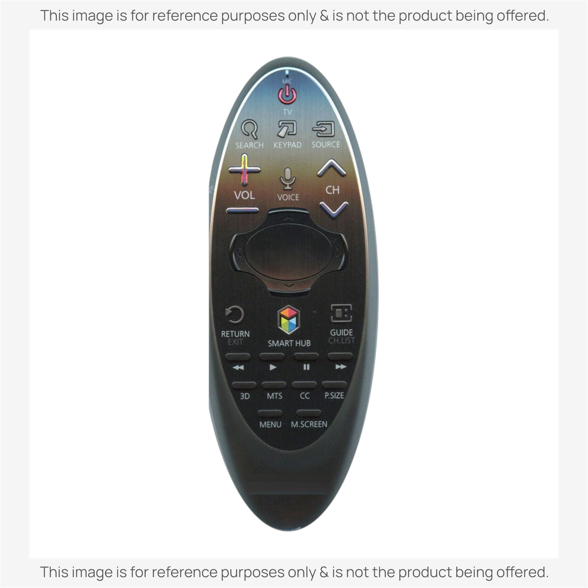 Substitute for Samsung BN59-01184A Smart TV Remote Control - BN5901184A [SR7557, No Voice]