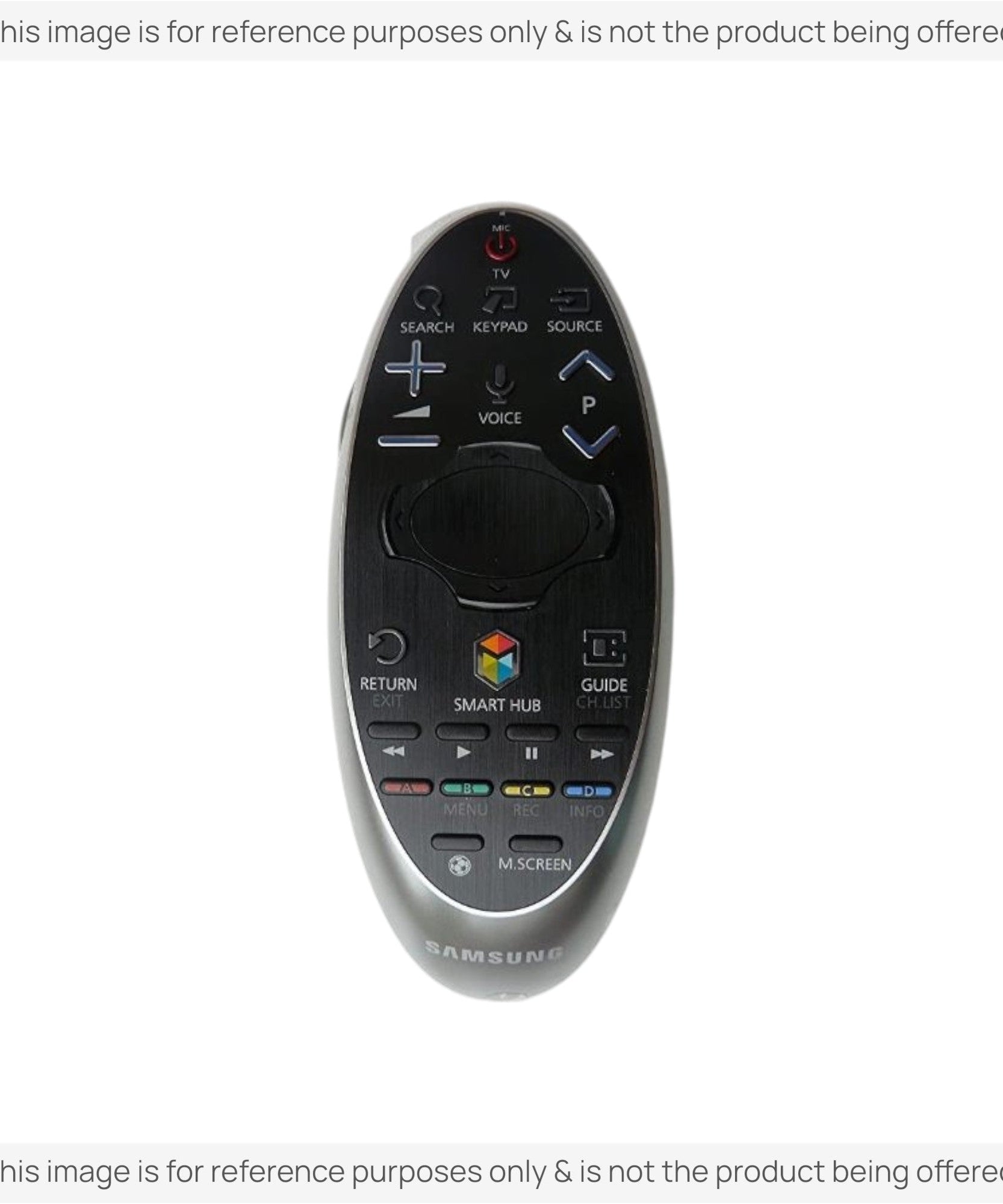 Substitute for Samsung BN59-01184B Smart TV Remote Control with Cursor - BN5901184B [SR7557, No Voice]