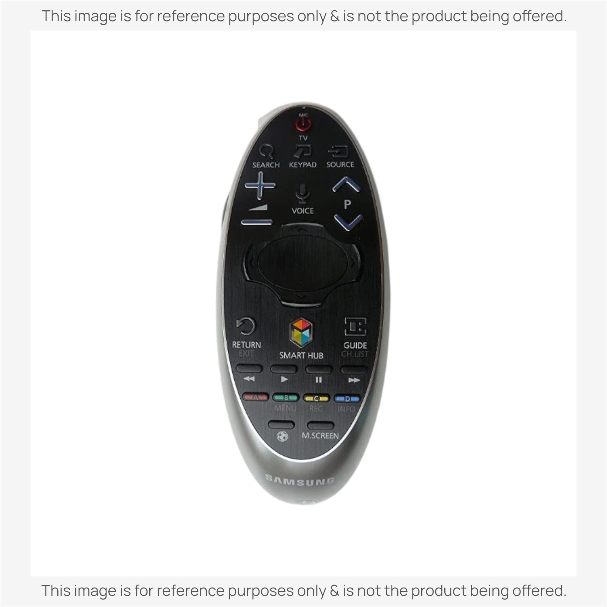 Substitute for Samsung BN59-01184B Smart TV Remote Control with Cursor - BN5901184B [SR7557, No Voice]