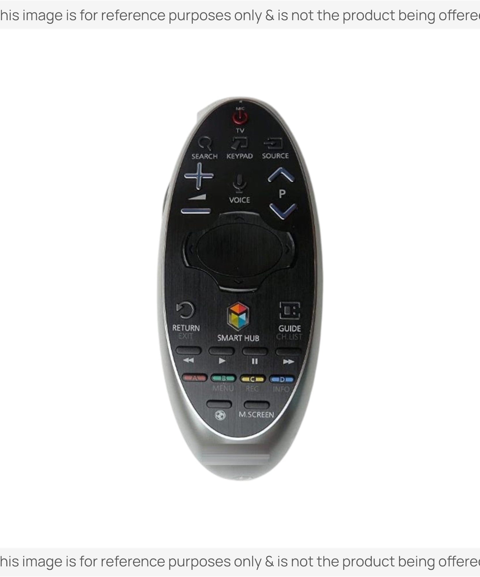 Substitute for Samsung BN59-01184B Smart TV Remote Control with Cursor - BN5901184B [SR7557, No Voice]