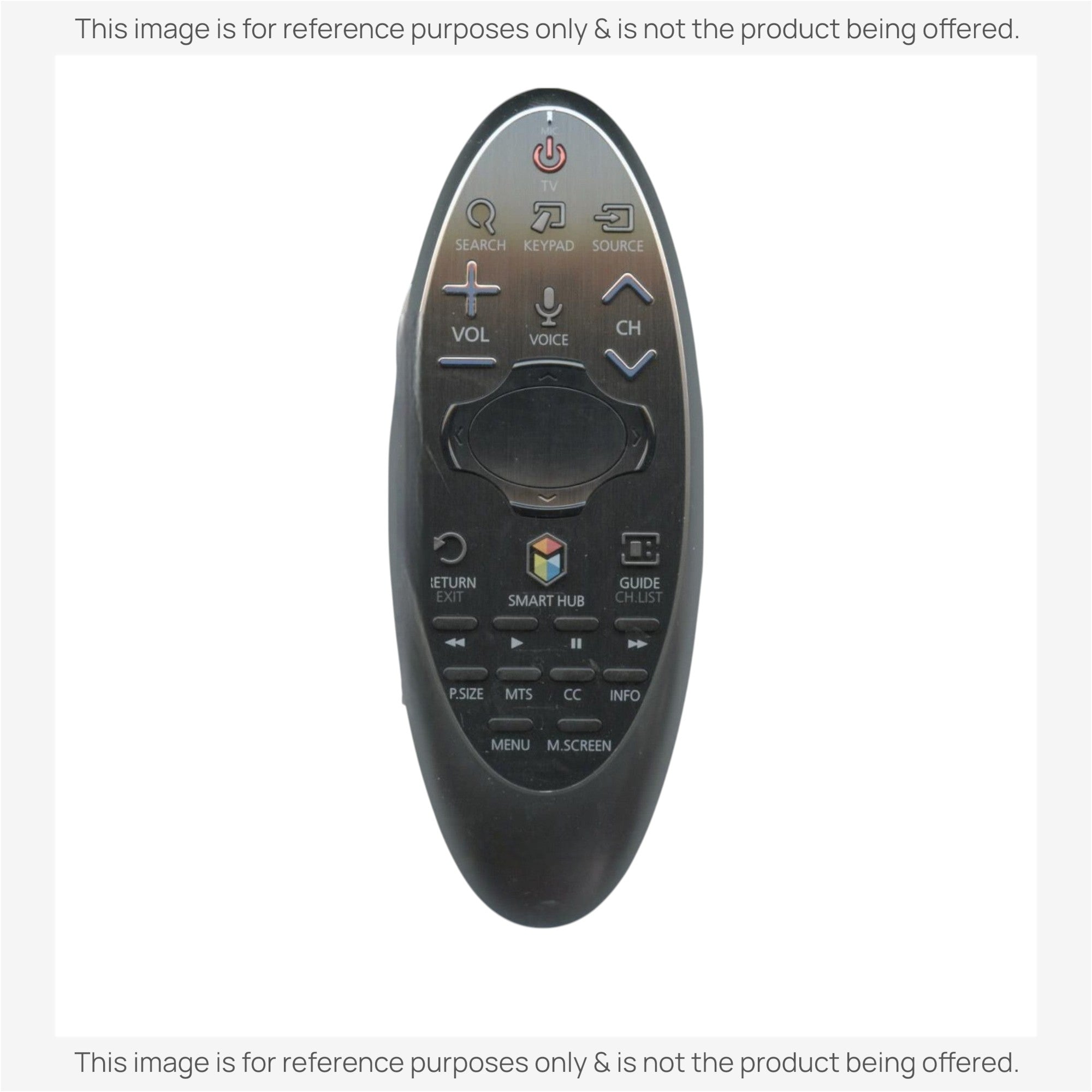 Substitute for Samsung BN59-01184M Smart TV Remote Control with Cursor - BN5901184M [SR7557, No Voice]