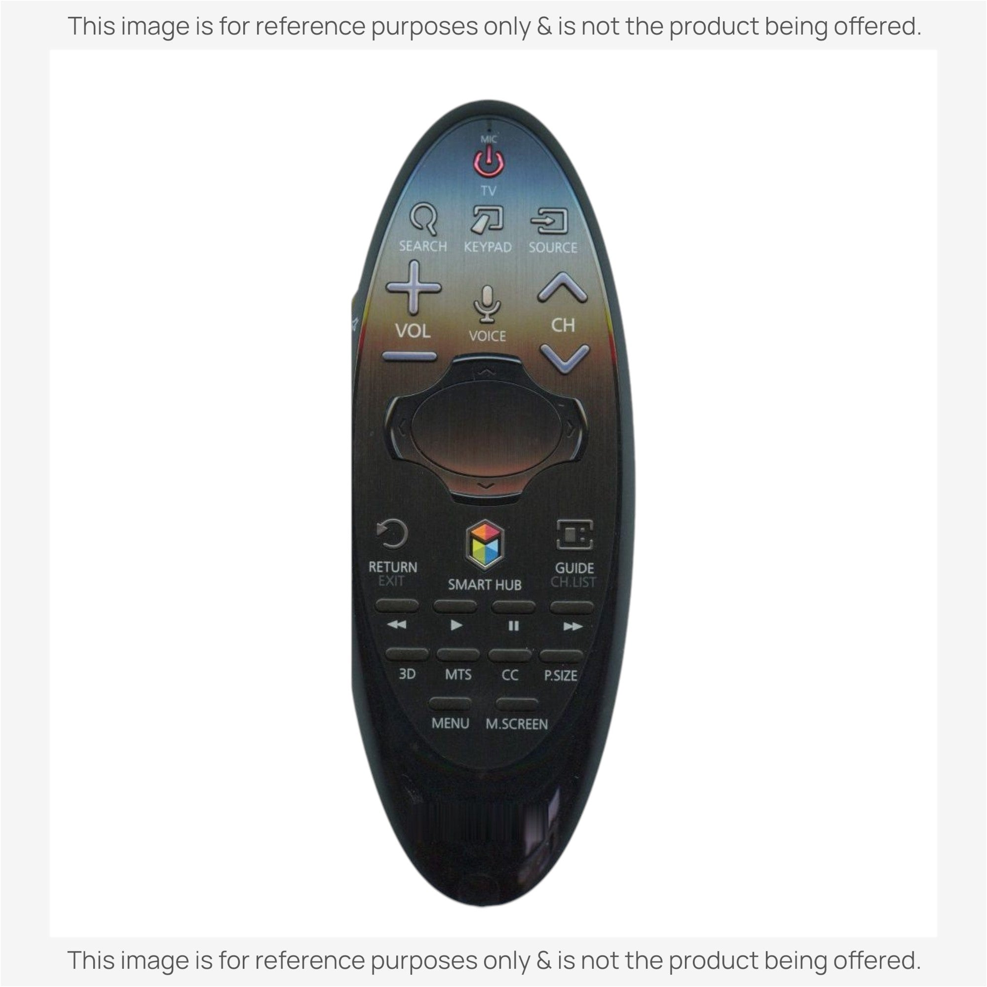Substitute for Samsung BN59-01182B Smart TV Remote Control with Cursor - BN5901182B [SR7557, No Voice]