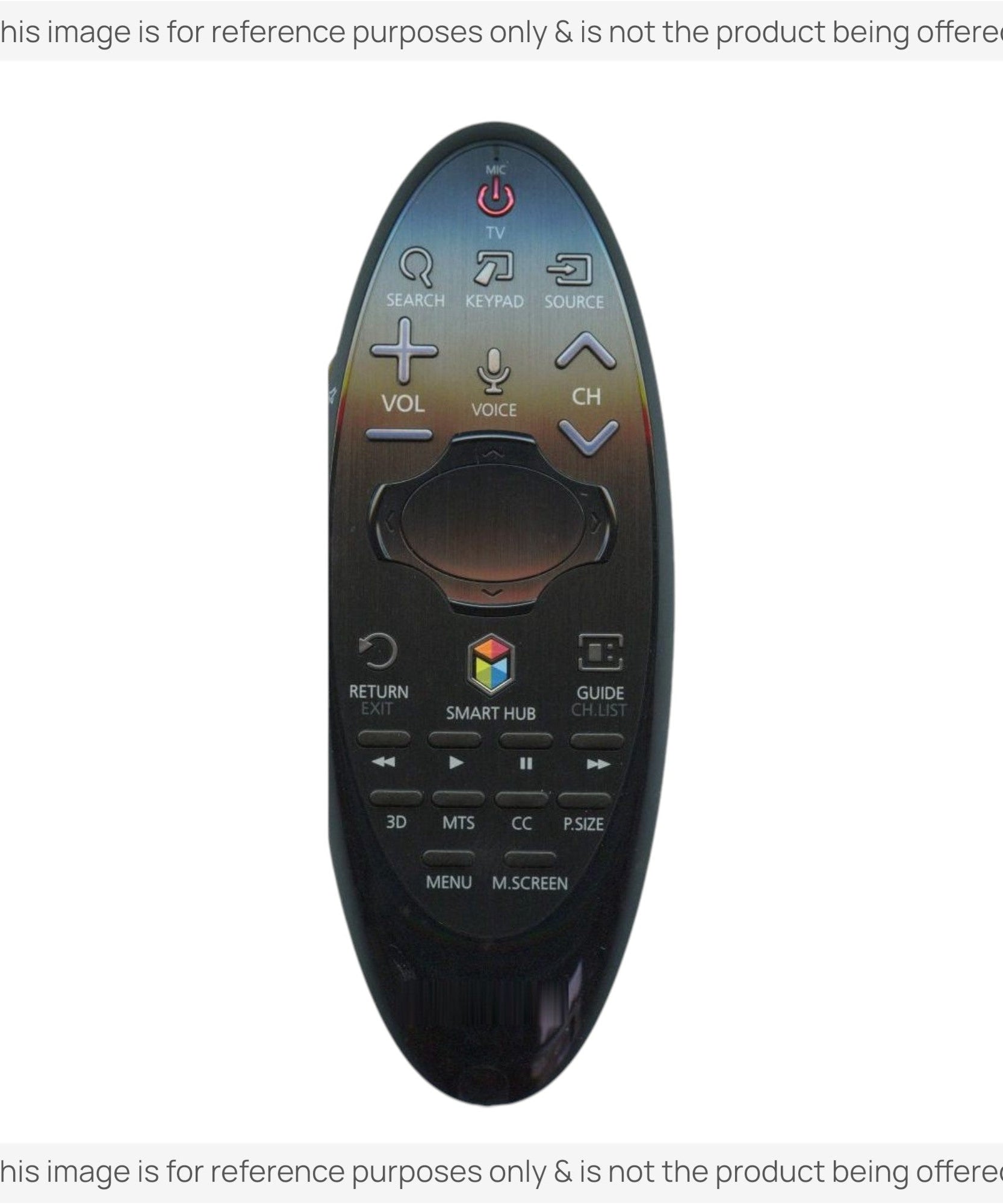 Substitute for Samsung BN59-01185A Smart TV Remote Control with Cursor - BN5901185A [SR7557, No Voice]