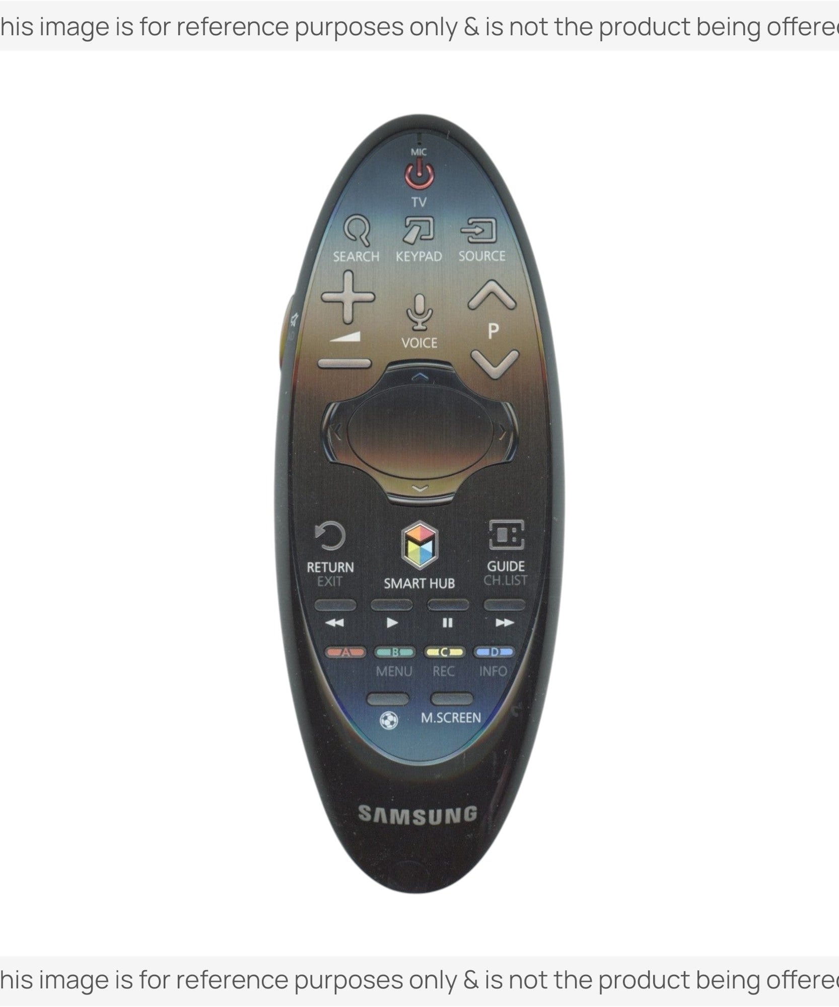 Substitute for Samsung BN59-01185B Smart TV Remote Control with Cursor - BN5901185B [SR7557, No Voice]