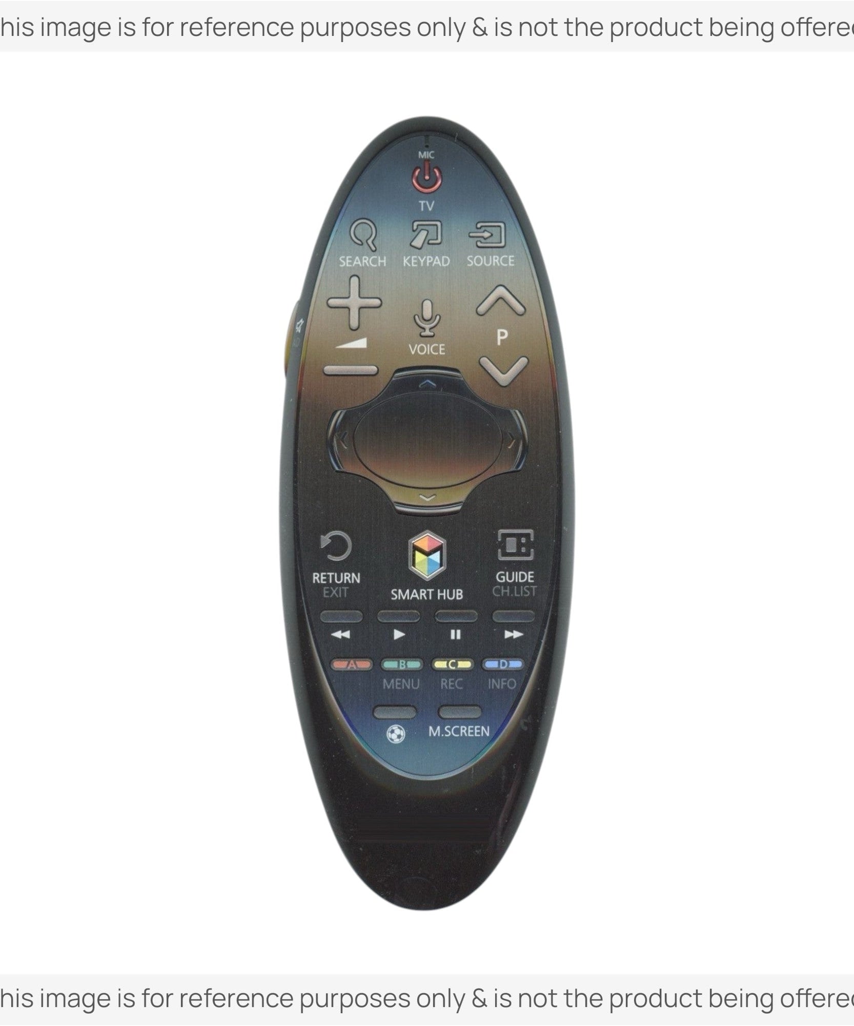 Substitute for Samsung BN59-01185B Smart TV Remote Control with Cursor - BN5901185B [SR7557, No Voice]