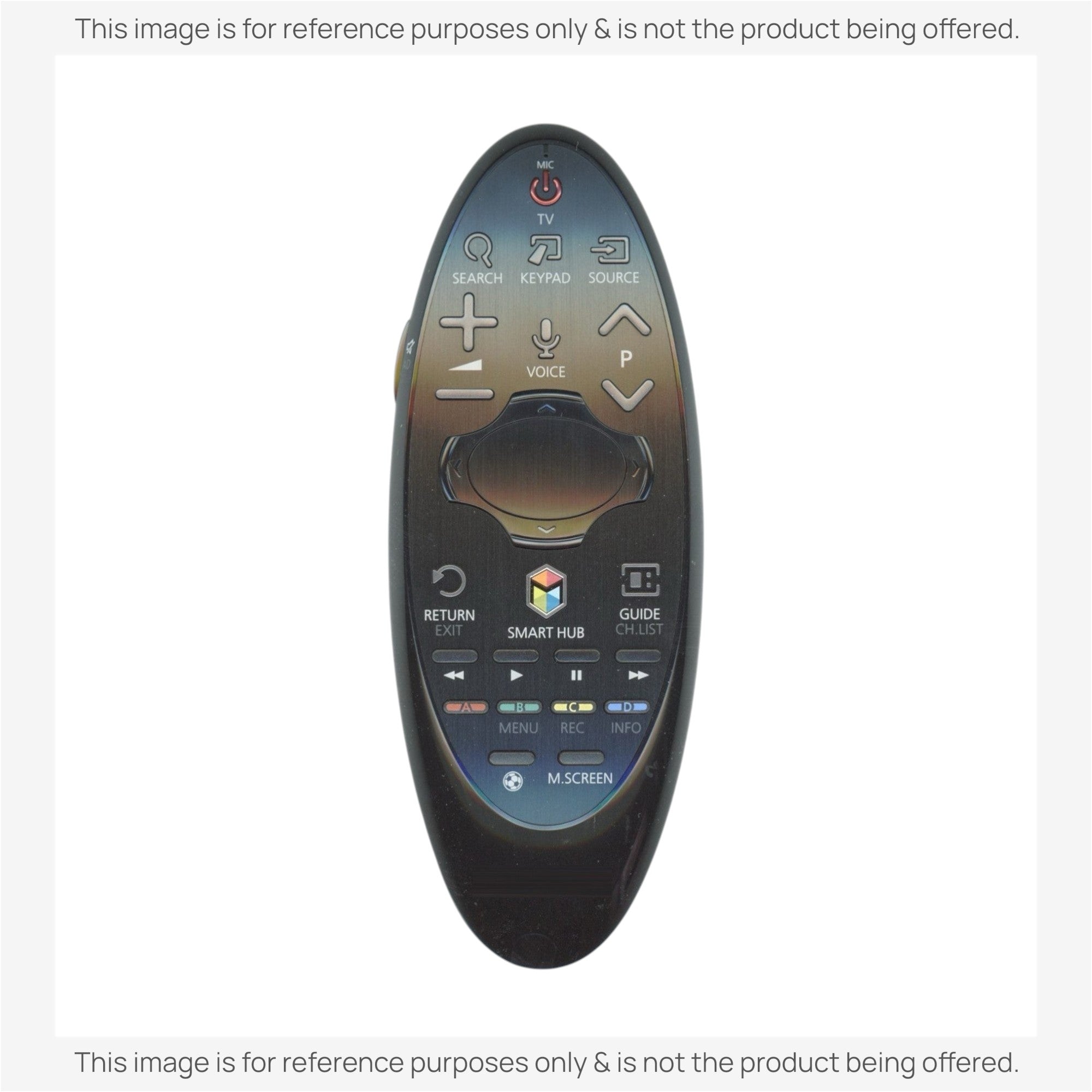 Substitute for Samsung BN59-01185B Smart TV Remote Control with Cursor - BN5901185B [SR7557, No Voice]