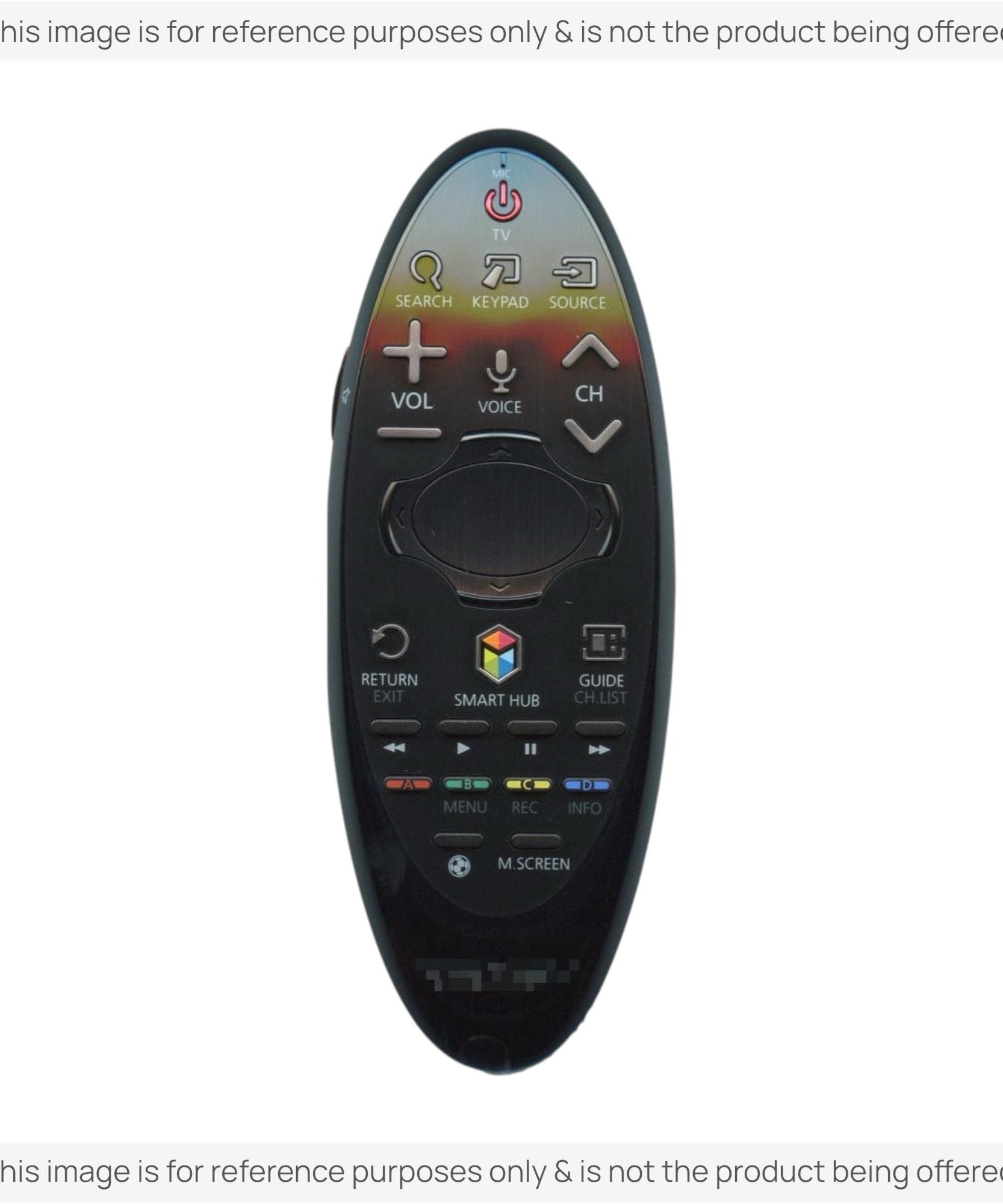 Substitute for Samsung BN59-01185H Smart TV Remote Control with Cursor - BN5901185H [SR7557, No Voice]