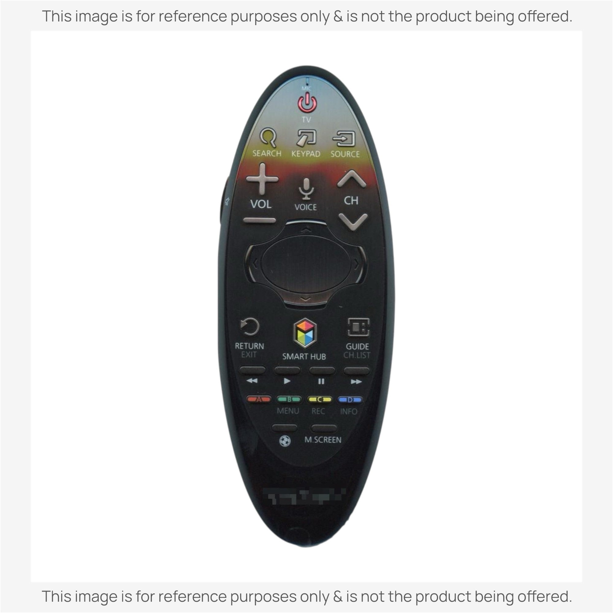 Substitute for Samsung BN59-01185H Smart TV Remote Control with Cursor - BN5901185H [SR7557, No Voice]