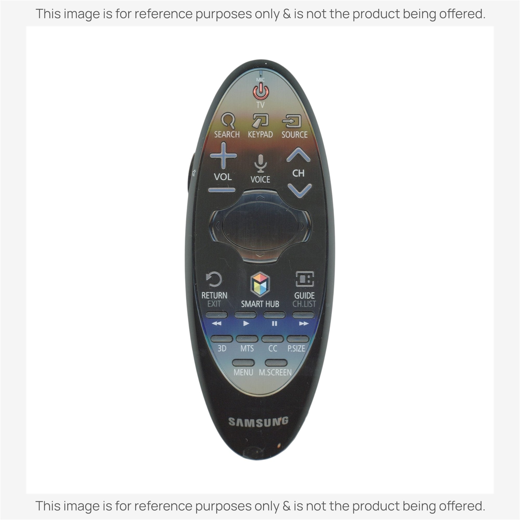Substitute for Samsung BN59-01185K Smart TV Remote Control with Cursor - BN5901185K [SR7557, No Voice]