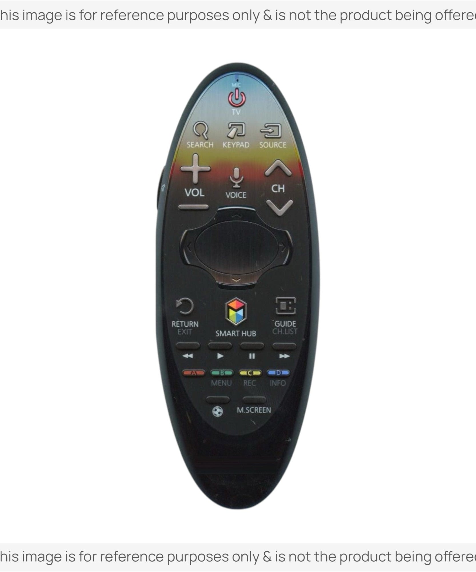 Substitute for Samsung BN59-01185S Smart TV Remote Control with Cursor - BN5901185S [SR7557, No Voice]