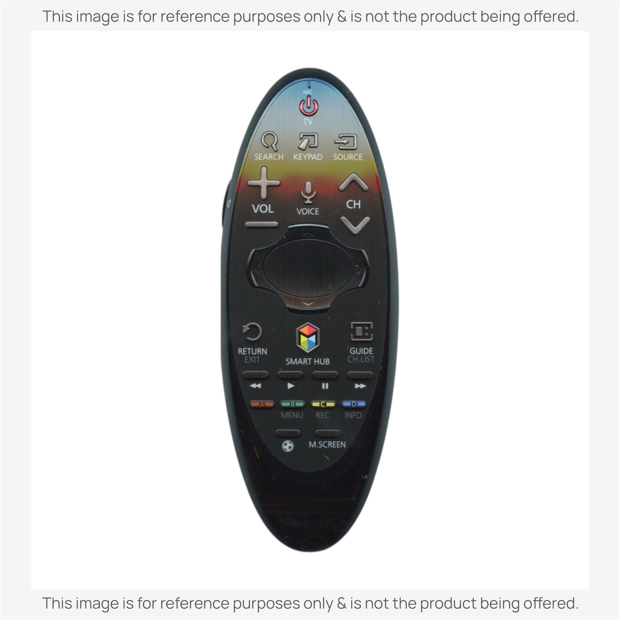 Substitute for Samsung BN59-01185S Smart TV Remote Control with Cursor - BN5901185S [SR7557, No Voice]