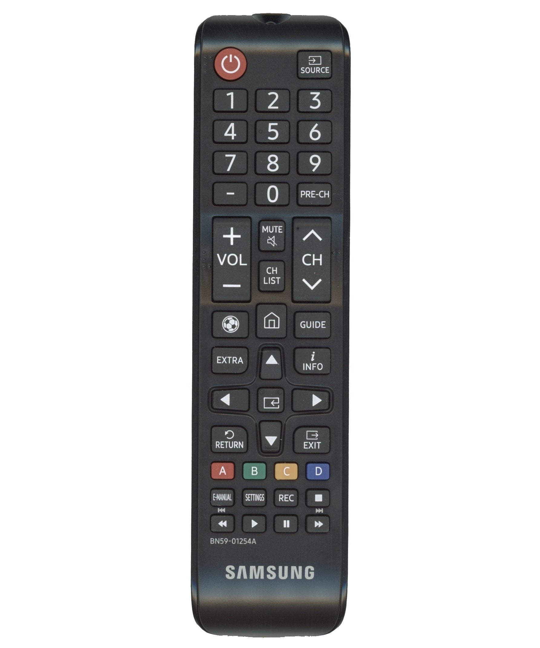 Samsung BN59-01254A IR TV Remote Control - BN5901254A