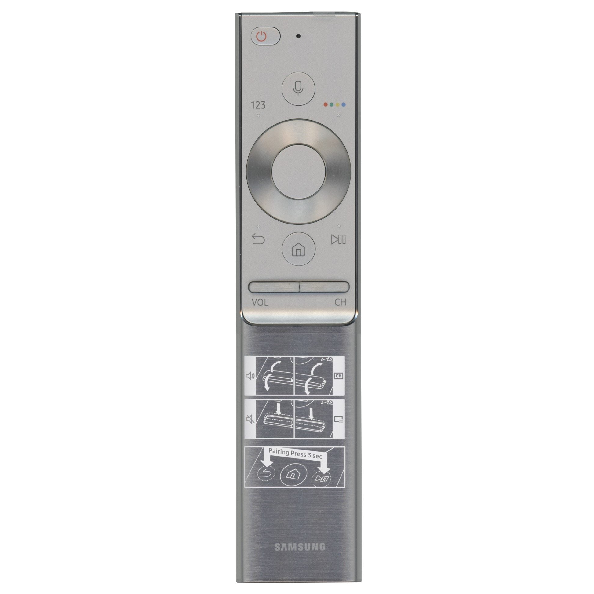 Samsung BN59-01265A RF VOICE TV Remote Control | Metal | Voice | RF and IR - BN5901265A