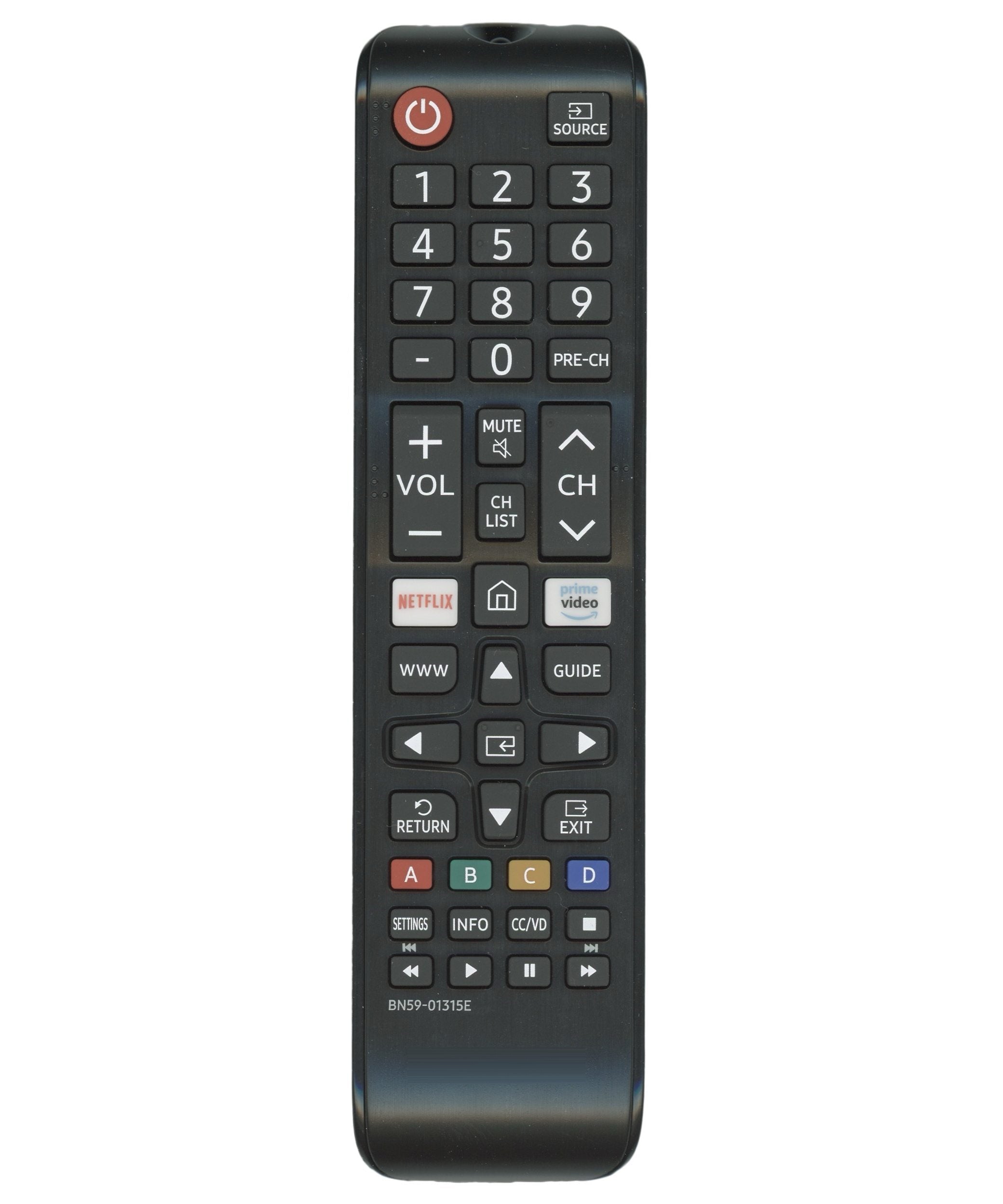 Samsung BN59-01315E Smart TV Remote Control | IR | NETFLIX | Prime Video | 2019 - BN5901315E