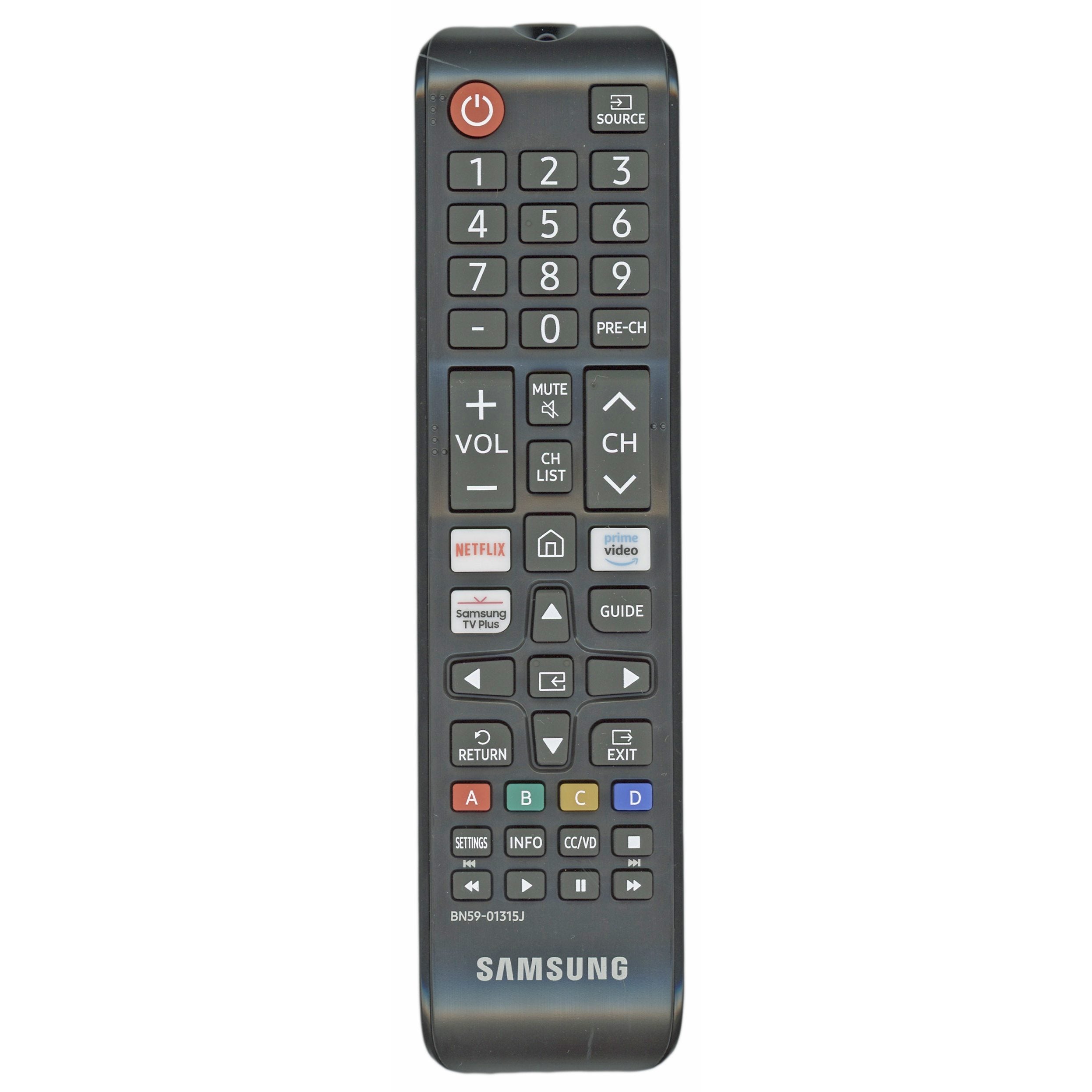 Samsung BN59-01315J for 2018 TV Remote Control | 4K Crystal UHD HDR | Netflix | Prime Video | Samsung TV Plus - BN5901315J