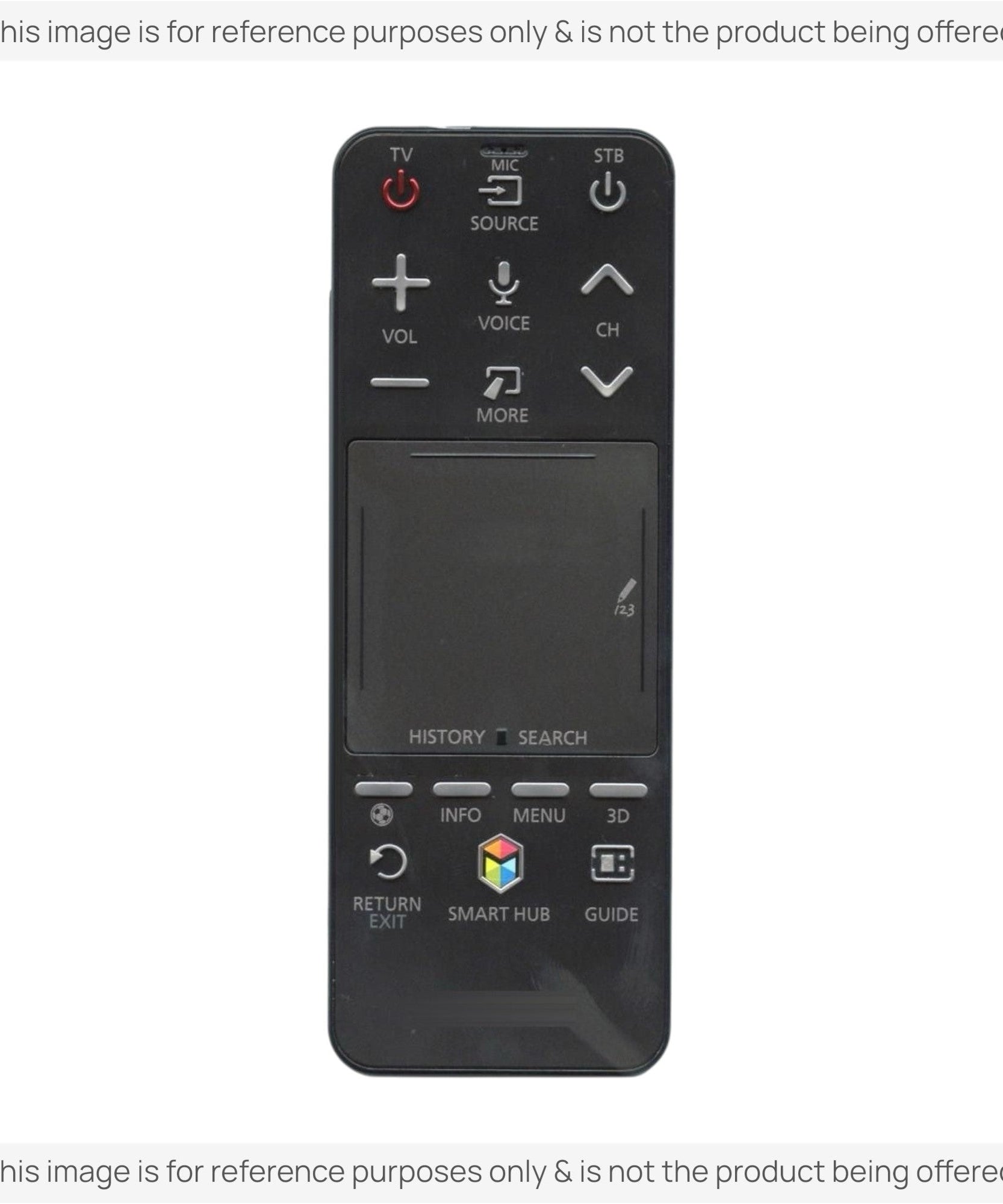 Substitute for Samsung AA59-00781A Smart TV Remote Control with Cursor - AA5900781A [SR7557, No Voice / Touchpad]